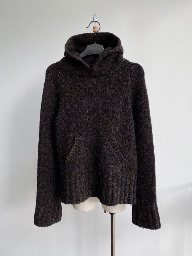 Yohji Yamamoto 2000s Yohji yamamoto Plus Noir Laine Wool Hoodie. Size US S / EU 44-46 / 1 - 4 Thumbnail