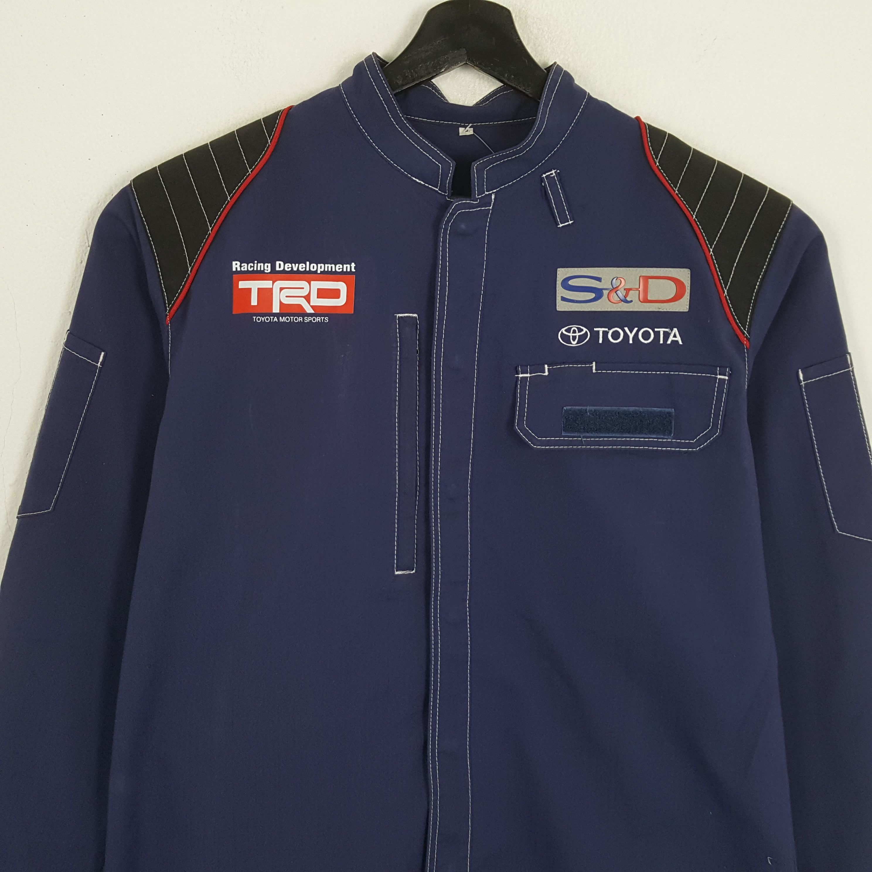 Japanese Brand × Vintage TRD TOYOTA MOTOR SPORT Custom Art Shirt Jacket Size US M / EU 48-50 / 2 - 4 Thumbnail