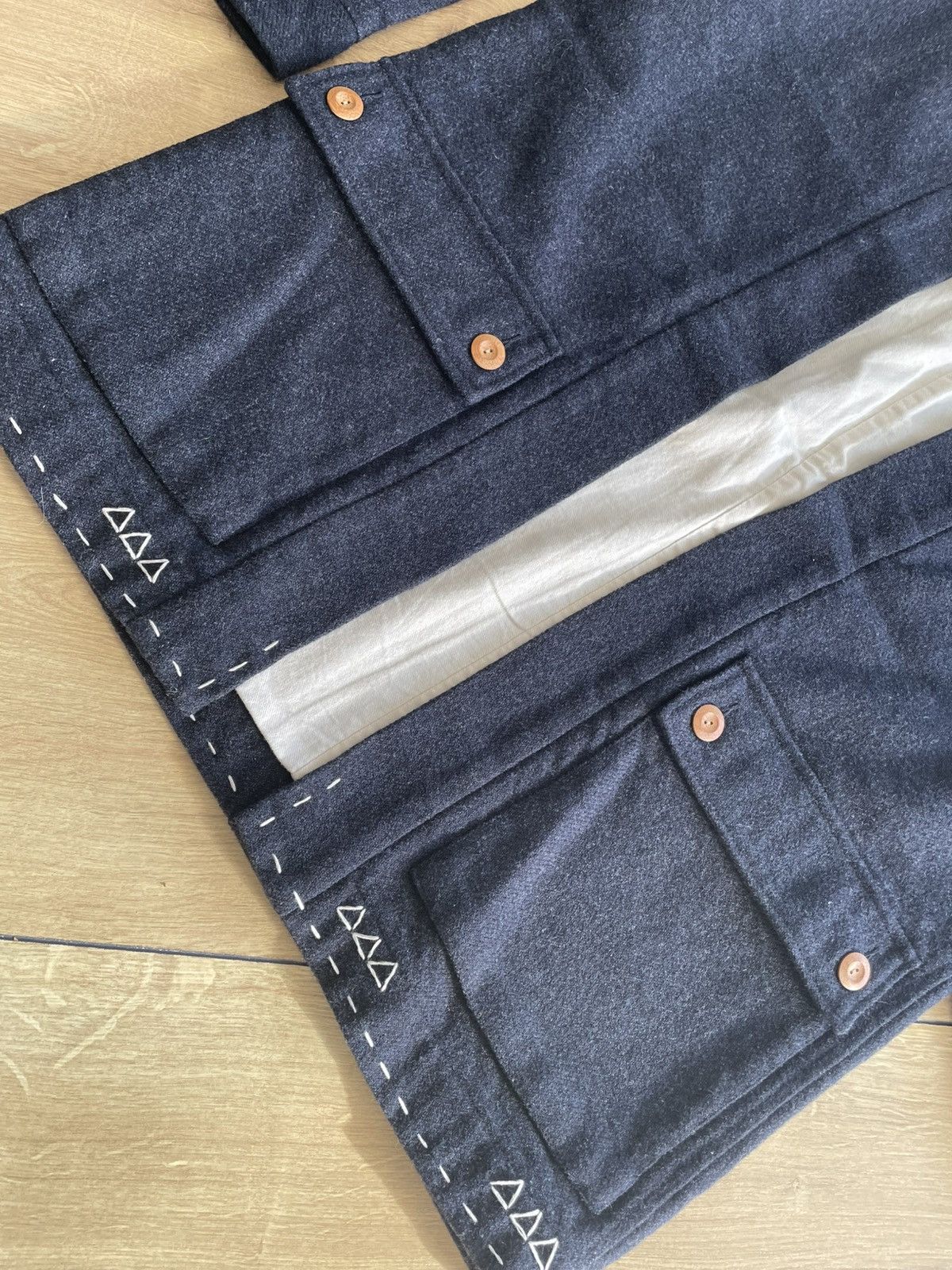 Visvim Visvim Sanjuro Jacket Mil Twill navy Size US M / EU 48-50 / 2 - 5 Thumbnail