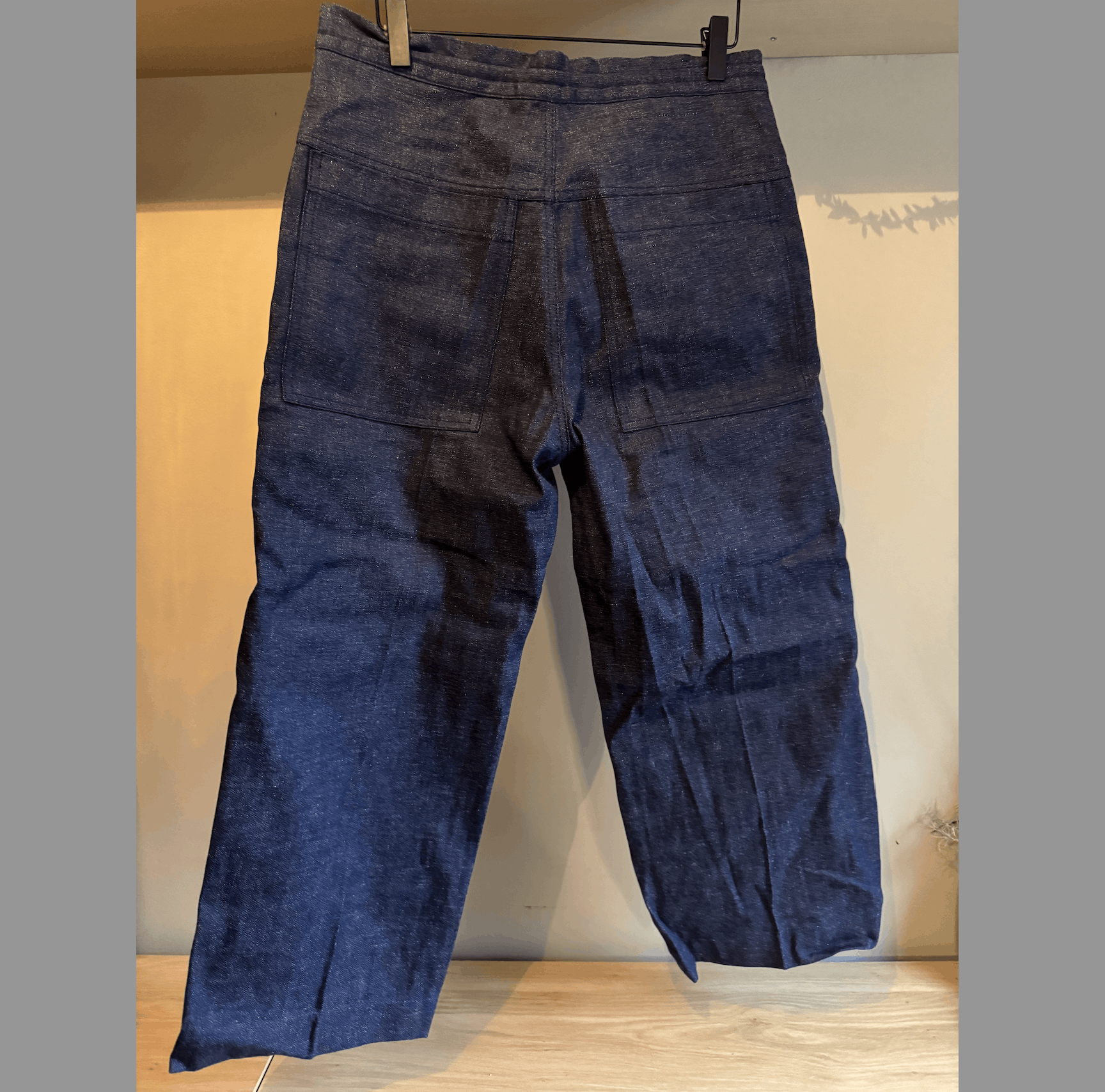 Acne Studios Bla Konst Wide Leg Cropped Denim Size 26" / US 2 / IT 38 - 2 Thumbnail