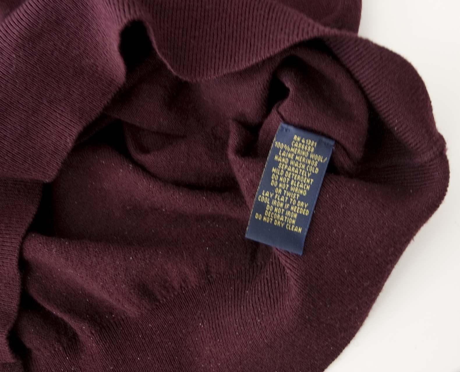 Ralph Lauren Ralph Lauren Sweater 100% Merino Wool Size M Burgundy Size US M / EU 48-50 / 2 - 3 Thumbnail