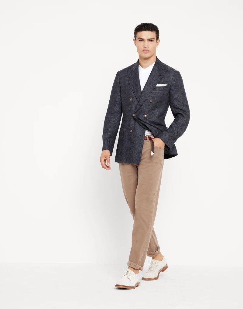 Brunello Cucinelli o1la1rc1a0425 Dyed Denim Pants in Light Brown Size US 36 / EU 52 - 4 Thumbnail
