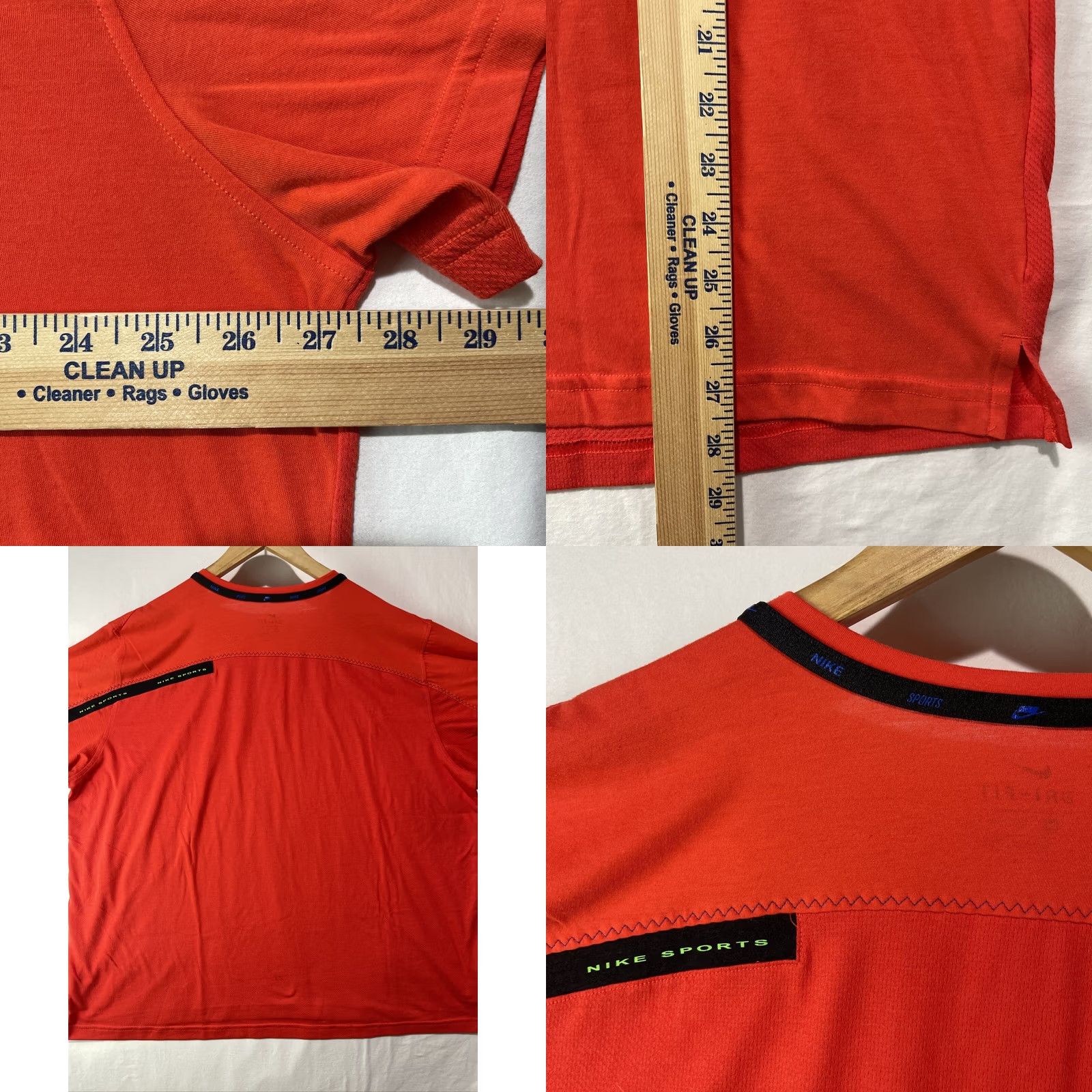 Nike Nike Sportswear T-Shirt Red Short Sleeve Men XXL, Dri-Fit, Logo, Crew Neck, Regular Fit, Worn Flaws Size US XXL / EU 58 / 5 - 8 Thumbnail