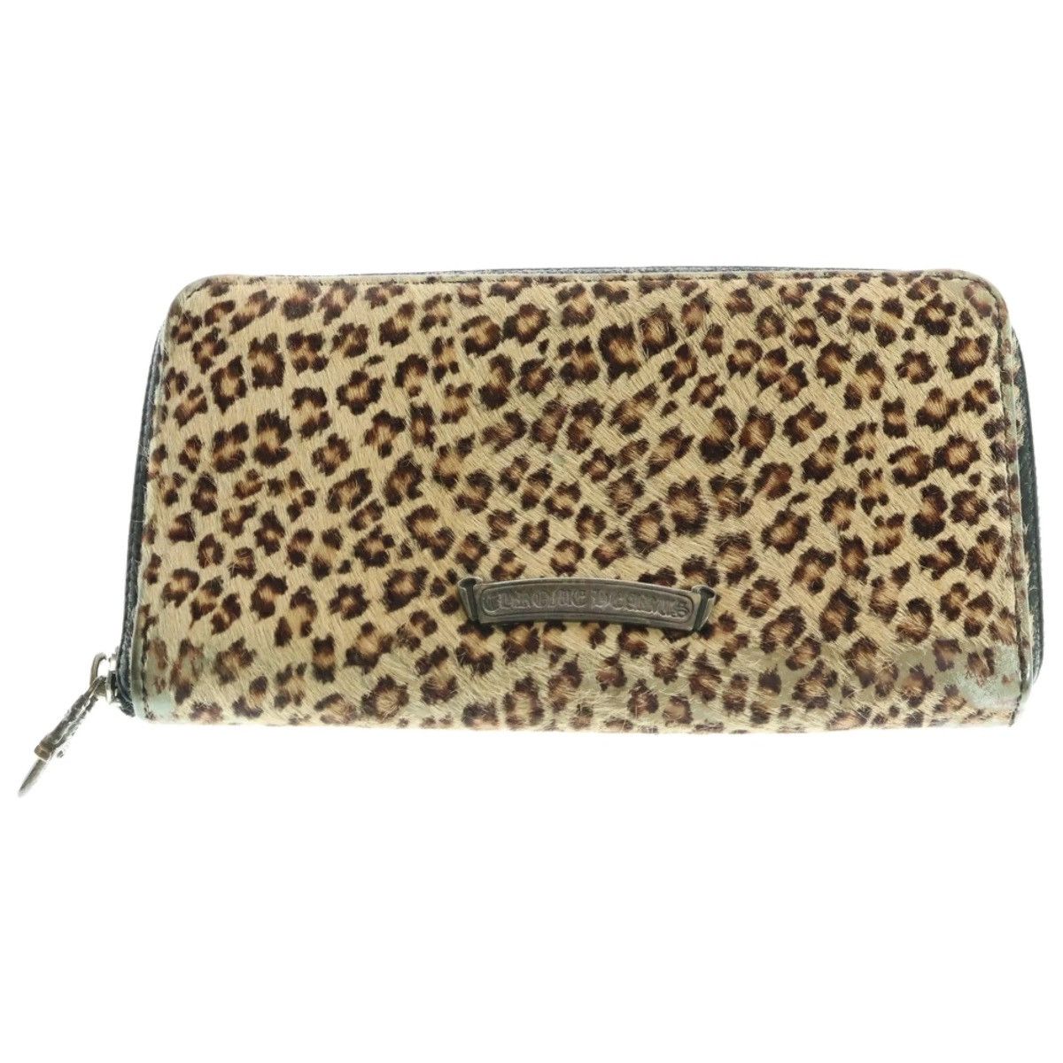 Chrome Hearts Chrome Hearts Leopard Haraco leather patch wallet Size ONE SIZE - 1 Thumbnail
