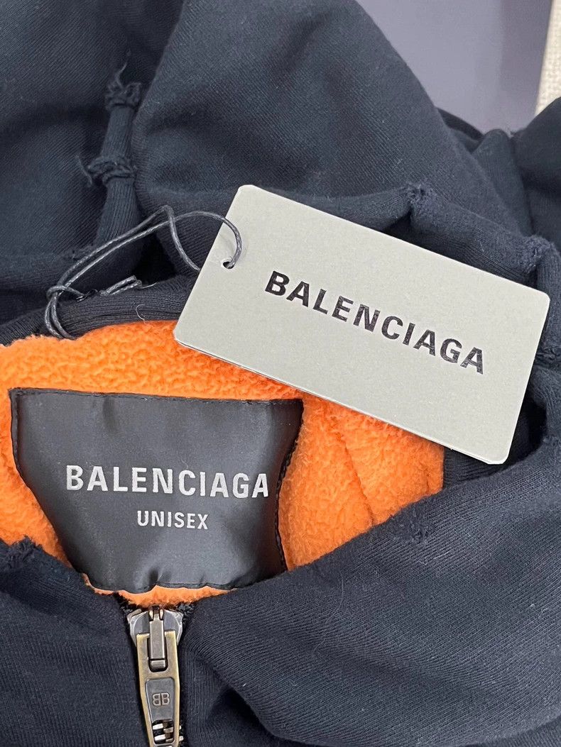 Balenciaga Balenciaga Solid hooded bomber jacket Size US XXS / EU 40 - 3 Thumbnail