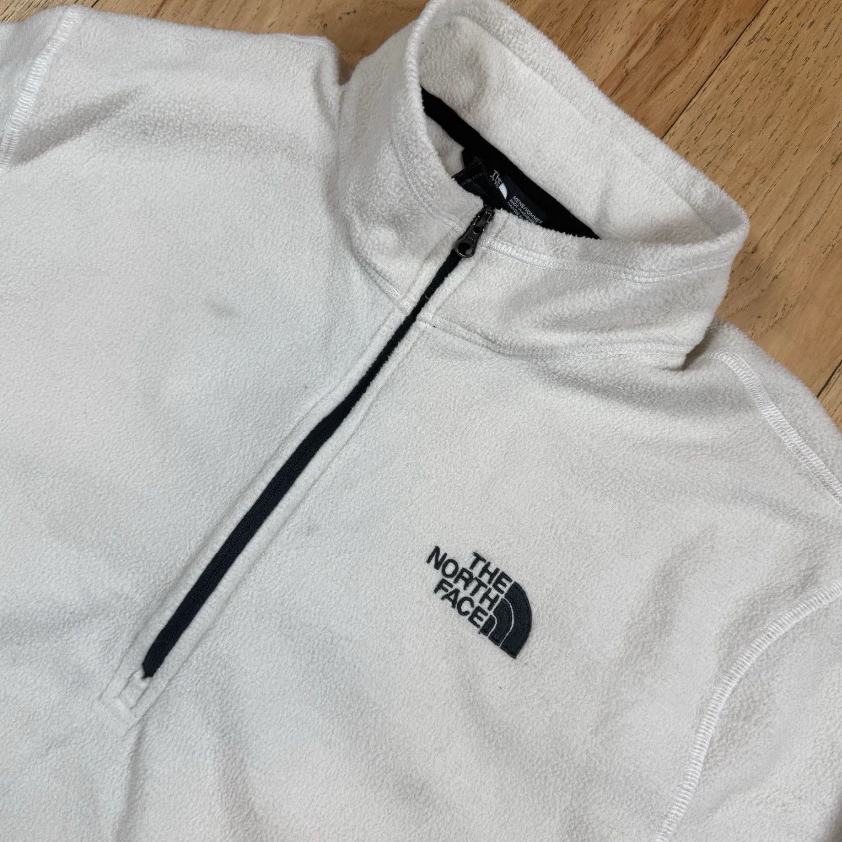 The North Face The North Face Jacket Mens L Ivory Fleece Zip Size US L / EU 52-54 / 3 - 5 Thumbnail