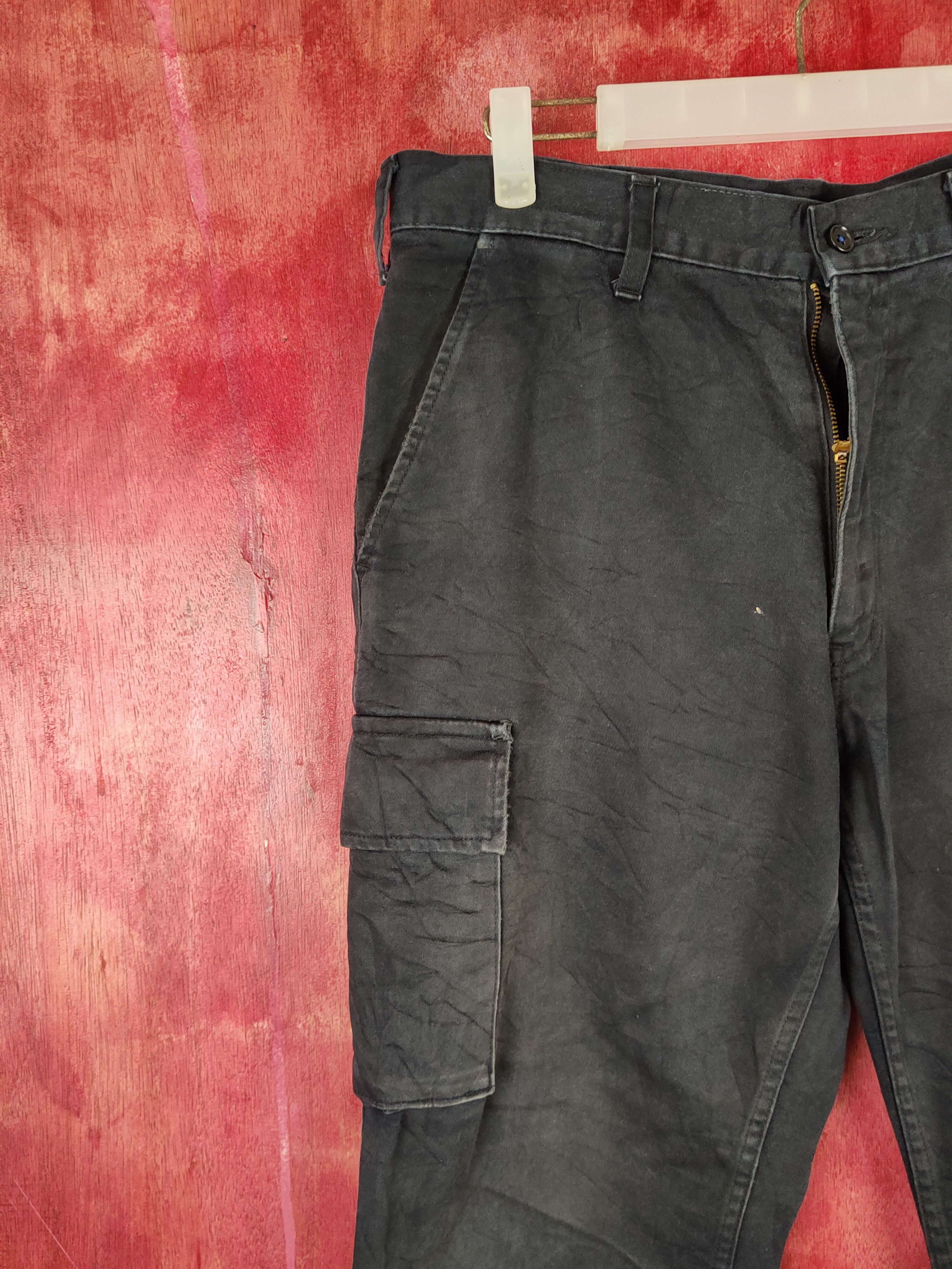 Beams Plus Beams Dark Blue Multipocket Tactical Cargo Pants #S1338 Size US 33 - 3 Thumbnail