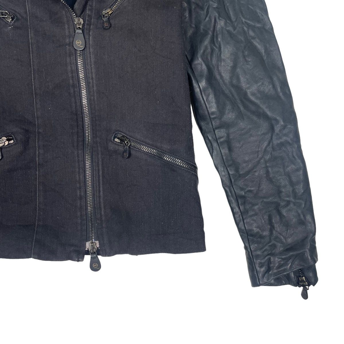 Alexander McQueen 💥ALEXANDER MCQUEEN BIKER LEATHER SLEEVE JACKET Size XS / US 0-2 / IT 36-38 - 5 Thumbnail