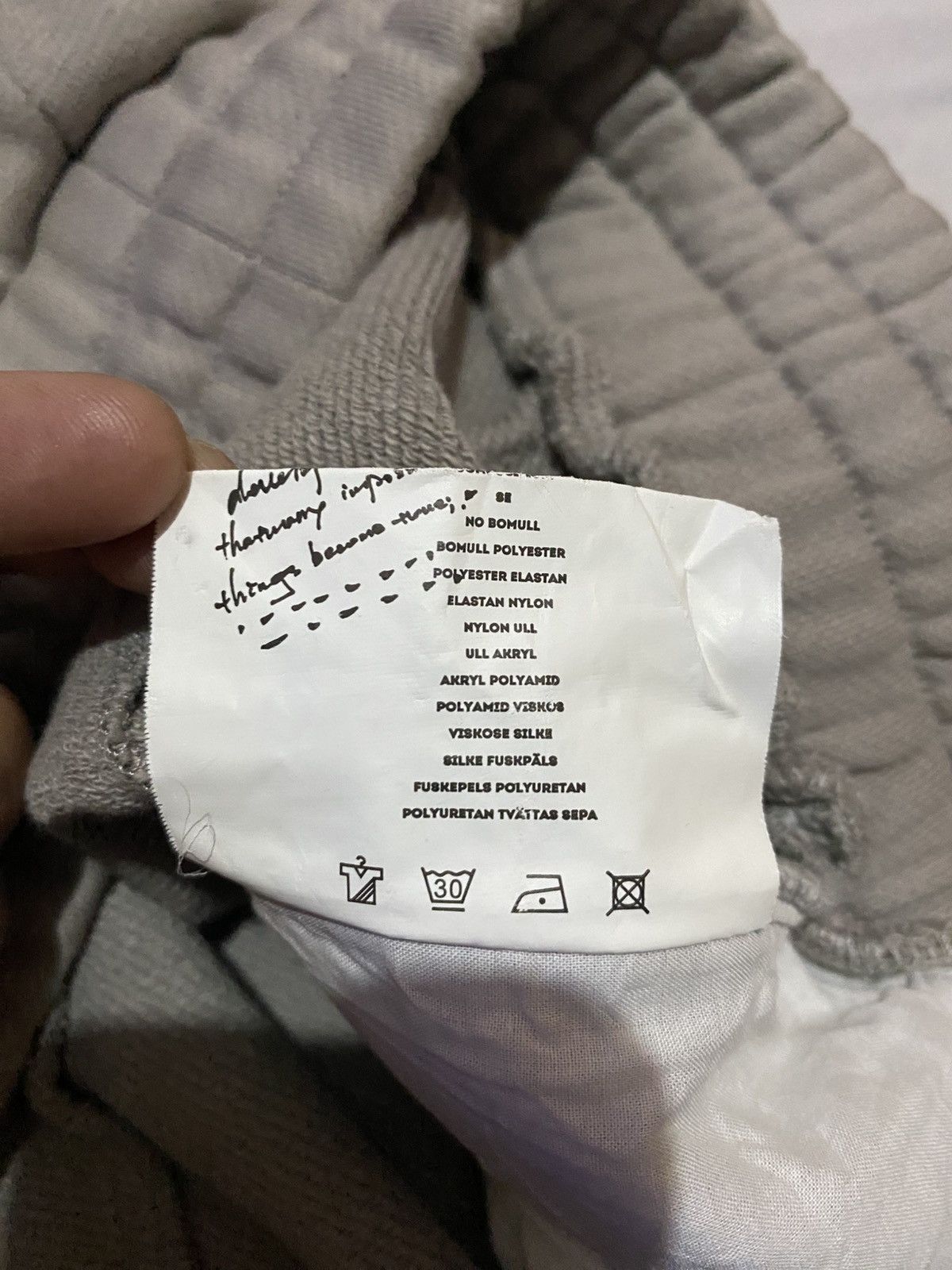 Other Blind No Plan Bondage wide sweat jogger pants Size US 32 / EU 48 - 5 Thumbnail