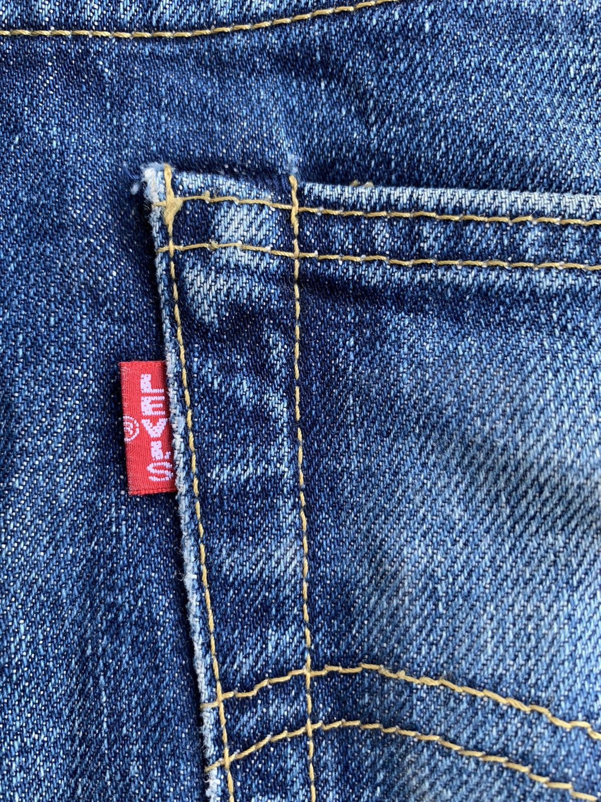 Levi's × Vintage Vintage Levis Big E 503B Selvedge Distressed Denim Size US 34 / EU 50 - 8 Thumbnail