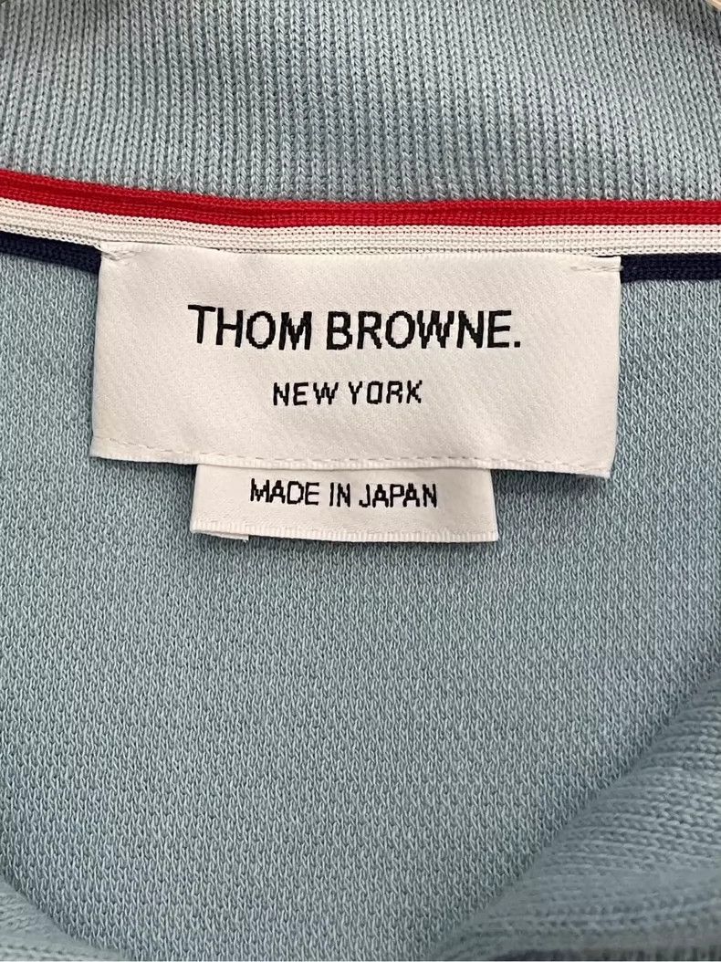 Thom Browne Thom Browne Smog blue new four stripe zipper jacket and ca Size M / US 6-8 / IT 42-44 - 7 Thumbnail