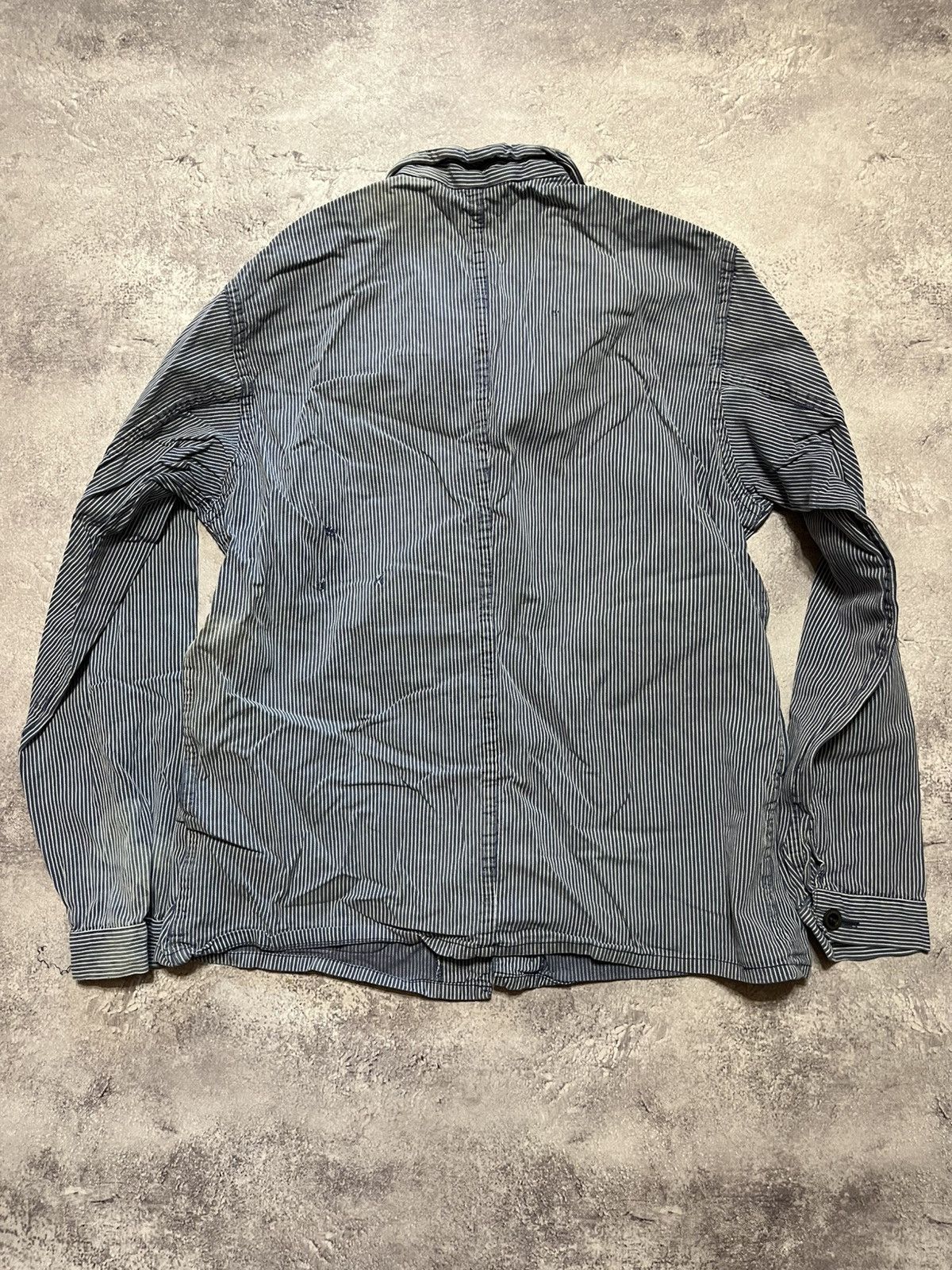 Vintage Vintage Marsum Hickory Stripe Workwear Chore Jacket Size US M / EU 48-50 / 2 - 3 Thumbnail