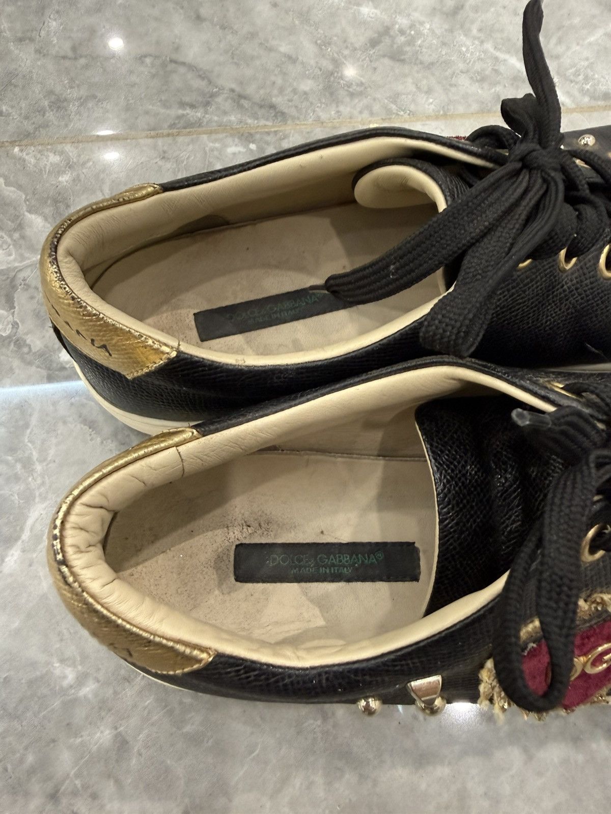 Dolce & Gabbana Vintage Dolce & Gabbana Sneakers Low Top Sneakers Size US 8.5 / IT 38.5 - 4 Thumbnail