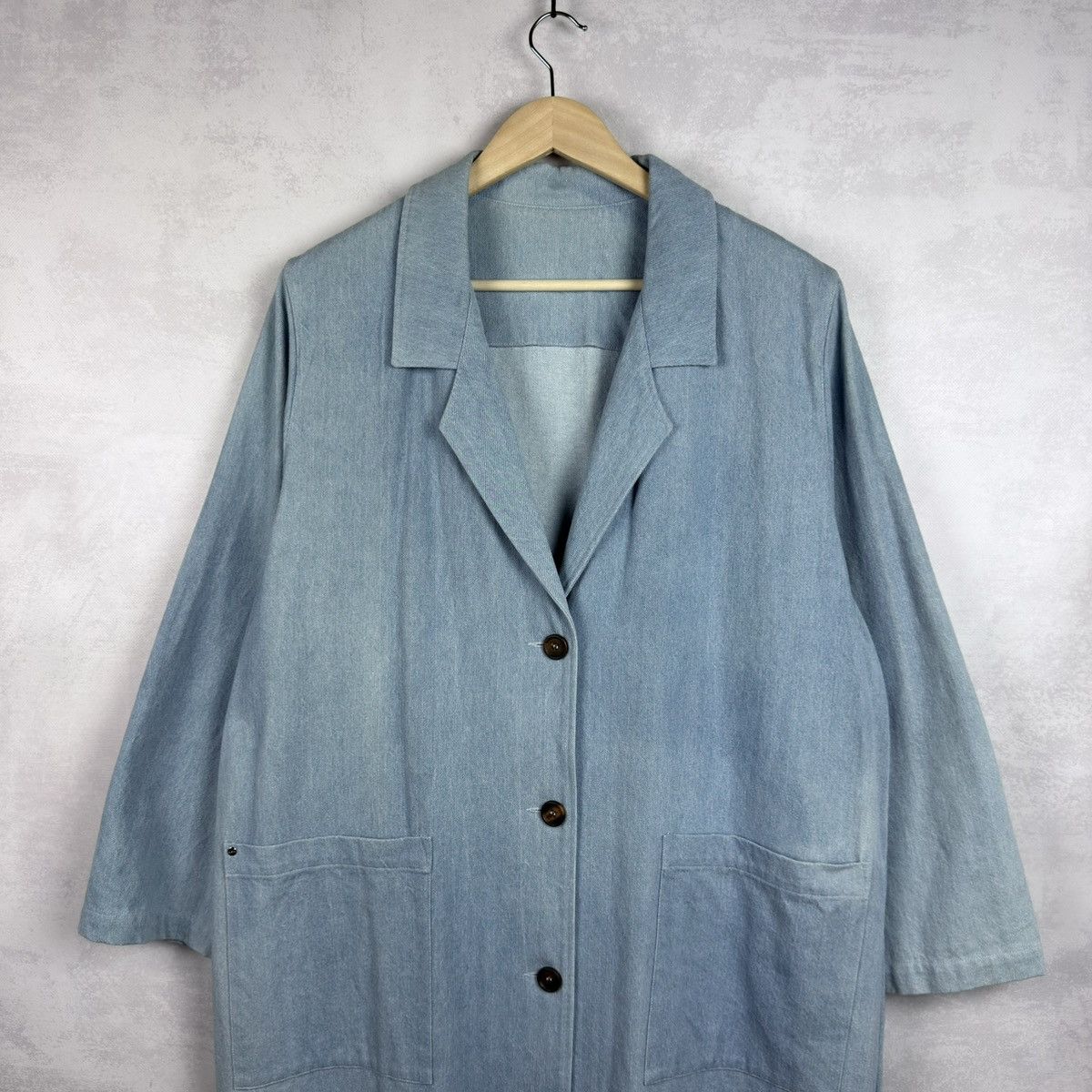 Bless BLESS Service N°51 Denim Summer Work Coat Size L Size US L / EU 52-54 / 3 - 6 Thumbnail