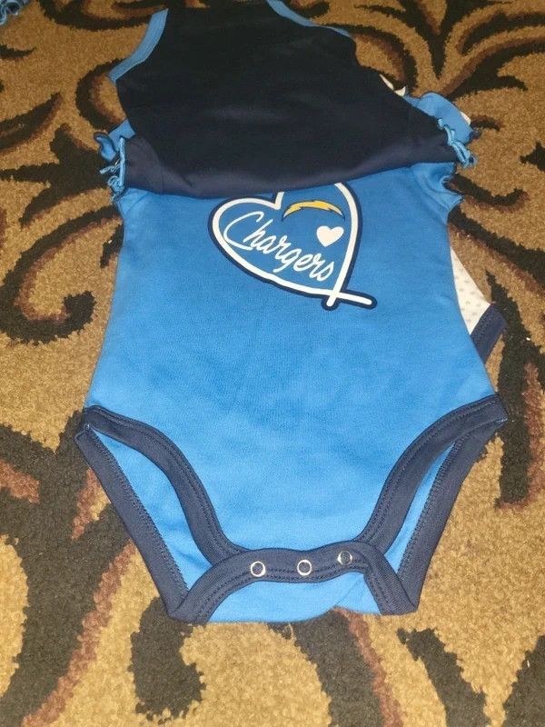 Other NFL Baby Chargers Girl 3 piece Set girl Size ONE SIZE - 2 Thumbnail