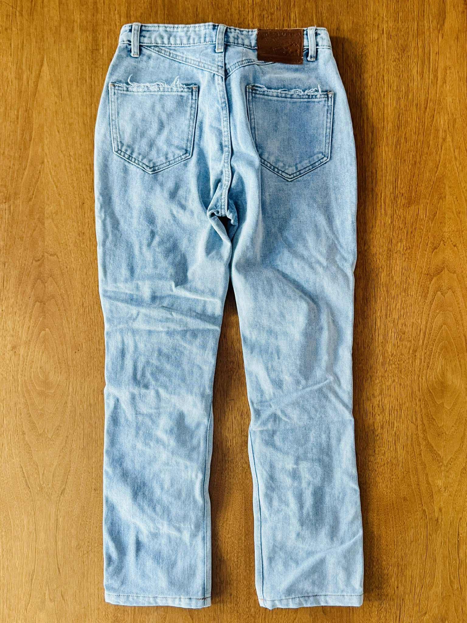Other Rainbow Bow Ties Denim Pants Size 26" / US 2 / IT 38 - 2 Thumbnail