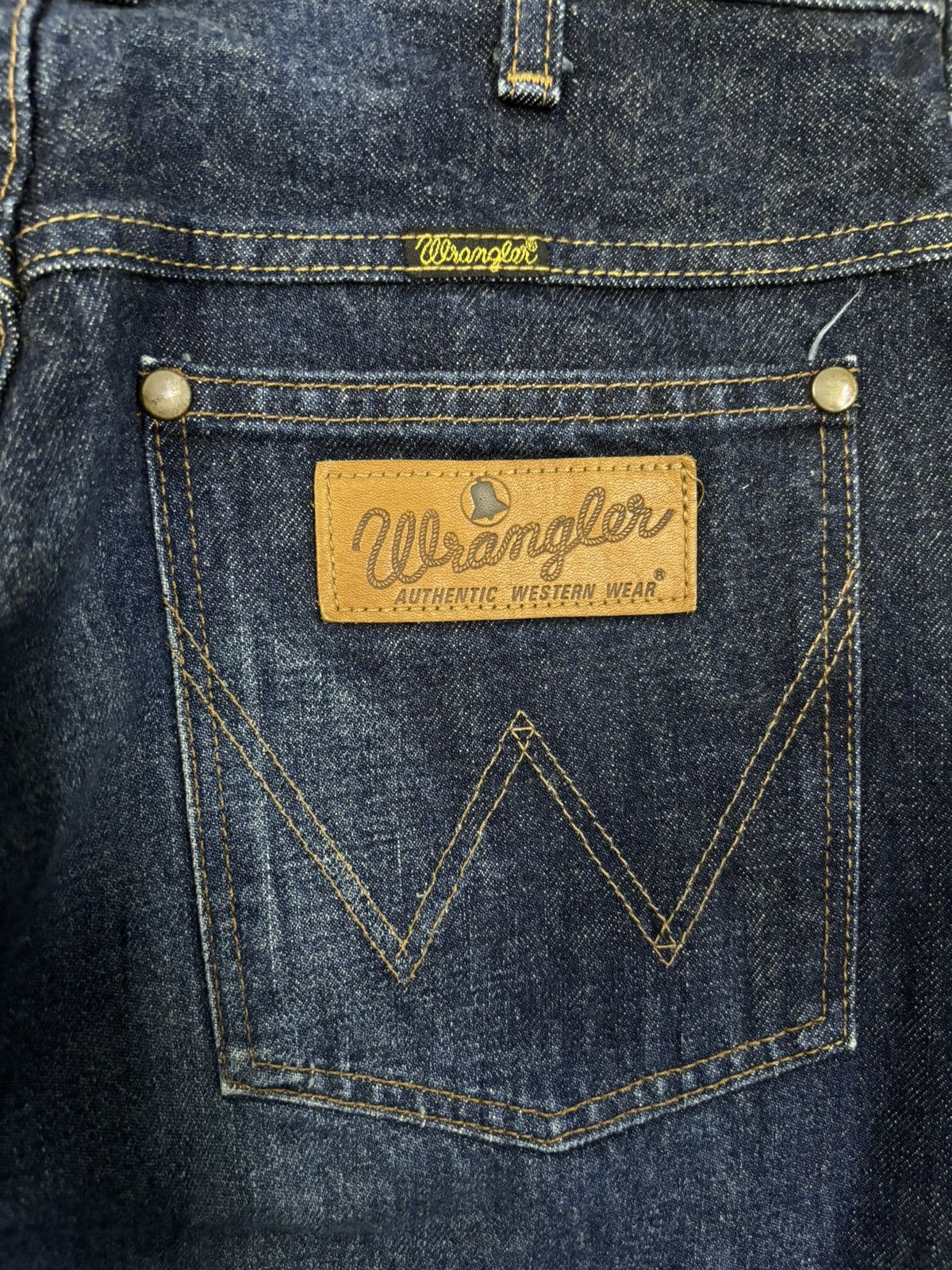 Wrangler Vintage Wrangler Selvedge Blue Wash Baggy Distressed Jeans Size US 29 - 12 Thumbnail