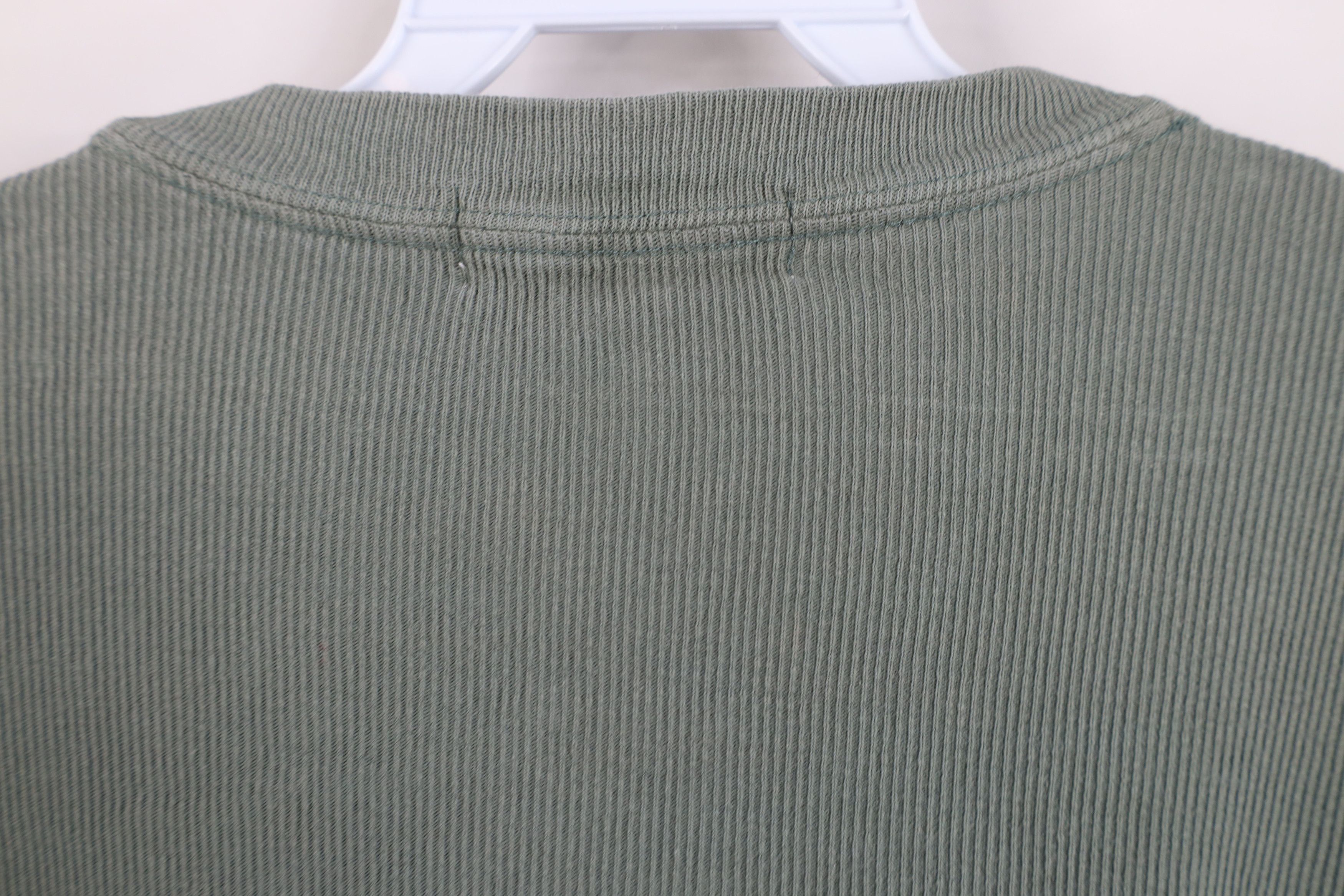 Banana Republic Vintage 90s Banana Republic Knit Long Sleeve Henley T-Shirt Size US L / EU 52-54 / 3 - 9 Thumbnail