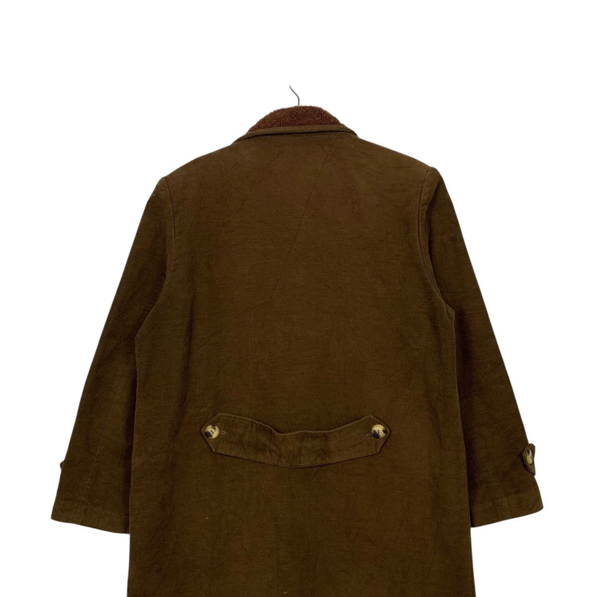 United Colors Of Benetton BENETTON Double Breasted Cotton Overcoat #2571-C116 Size M / US 6-8 / IT 42-44 - 9 Thumbnail