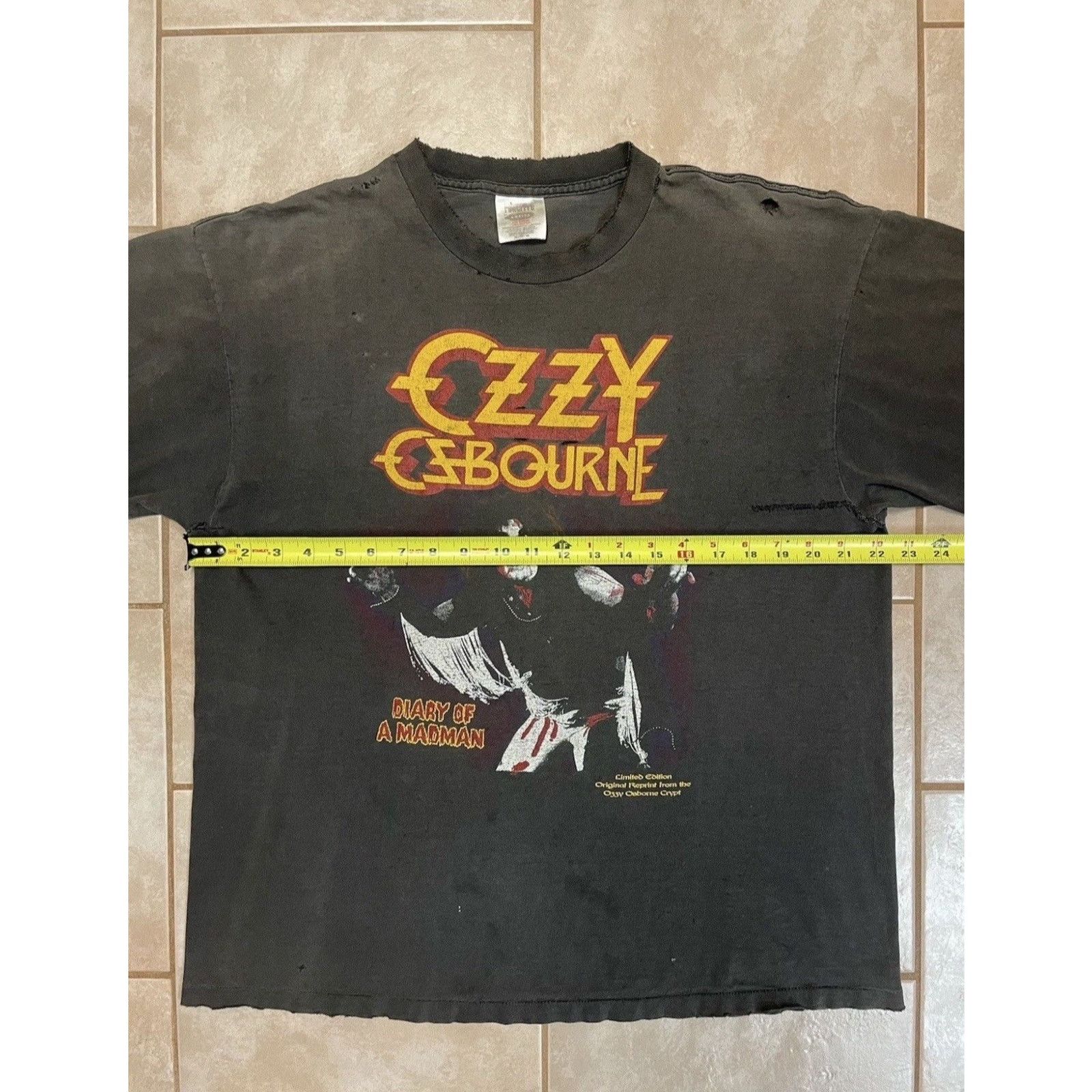 Other Vintage 90’s Ozzy Osbourne Diary Of A Madman Sz XL Thrashed Size US XL / EU 56 / 4 - 20 Thumbnail