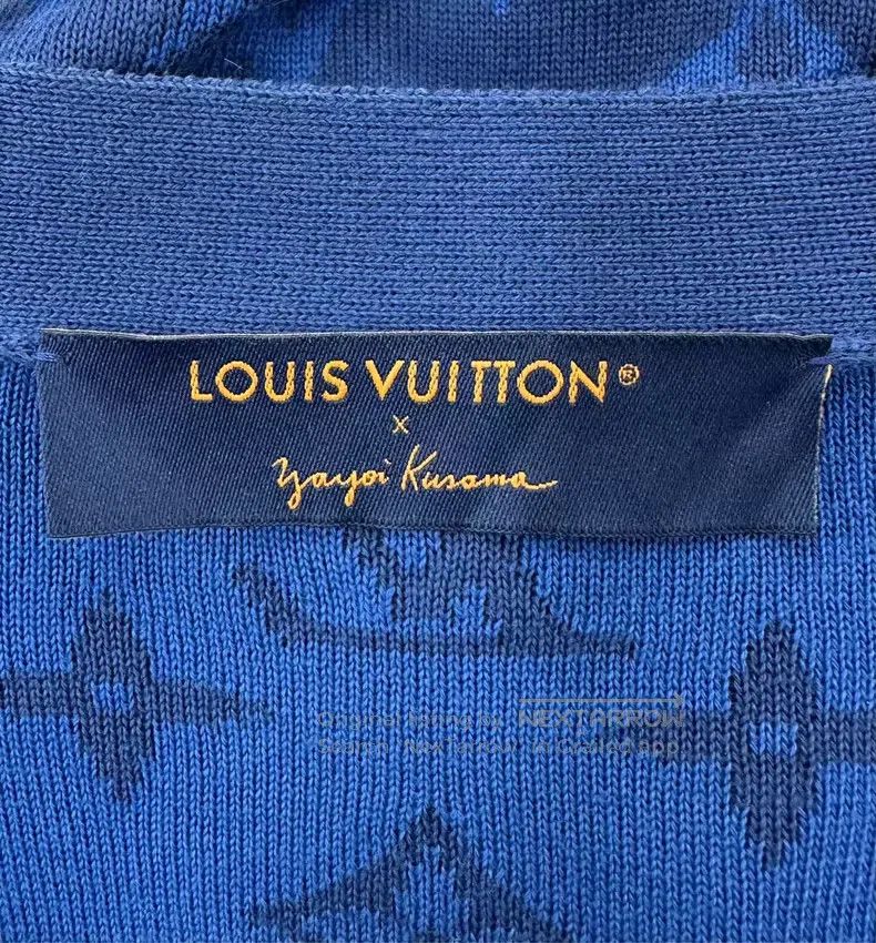 Louis Vuitton Louis Vuitton Blue Sunflower Full Logo Knitted Cardigan sh Size US M / EU 48-50 / 2 - 3 Thumbnail