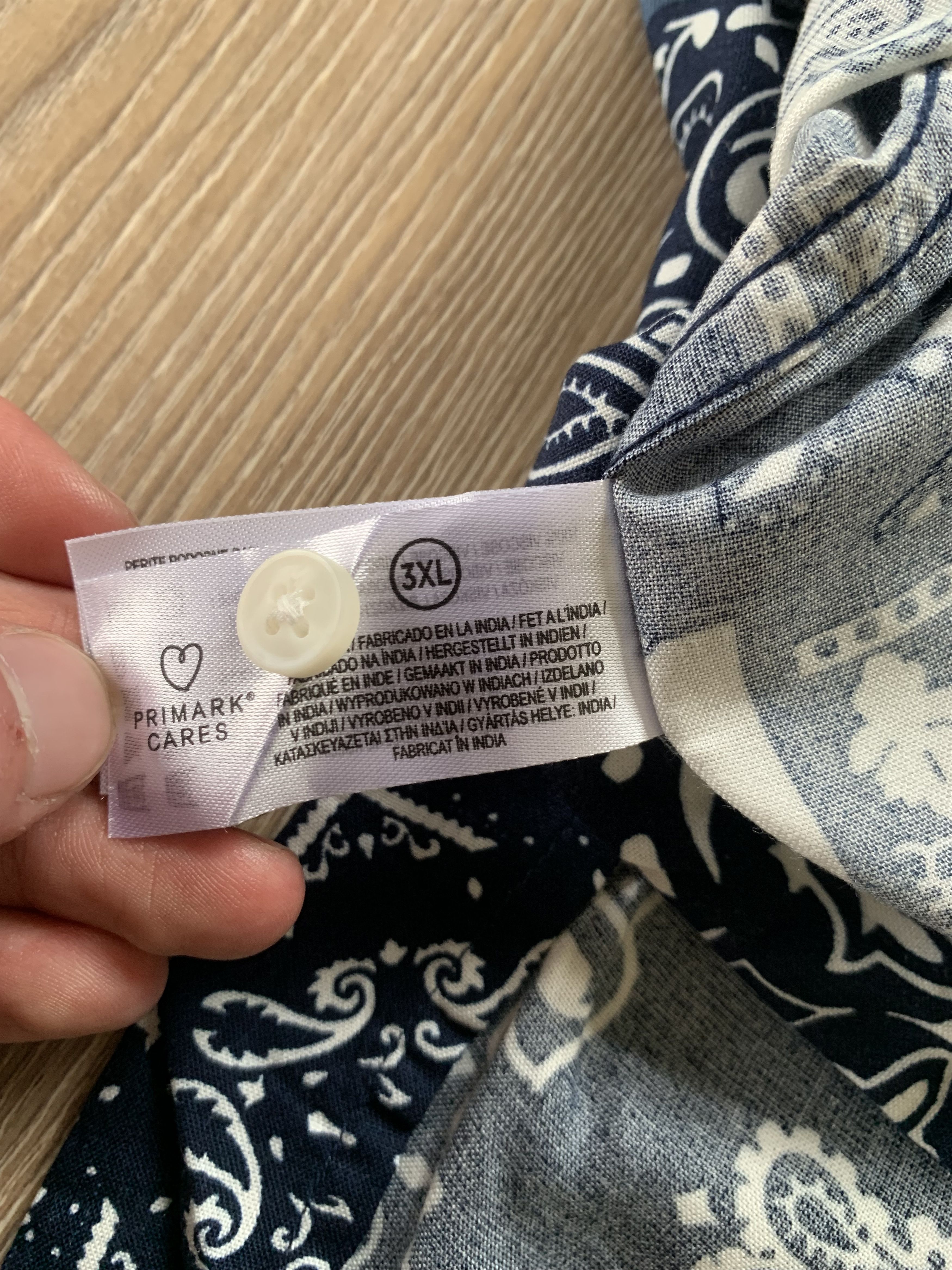 Primark Primark Regular Fit Printed Hawaiian Shirt Size US XXL / EU 58 / 5 - 6 Thumbnail