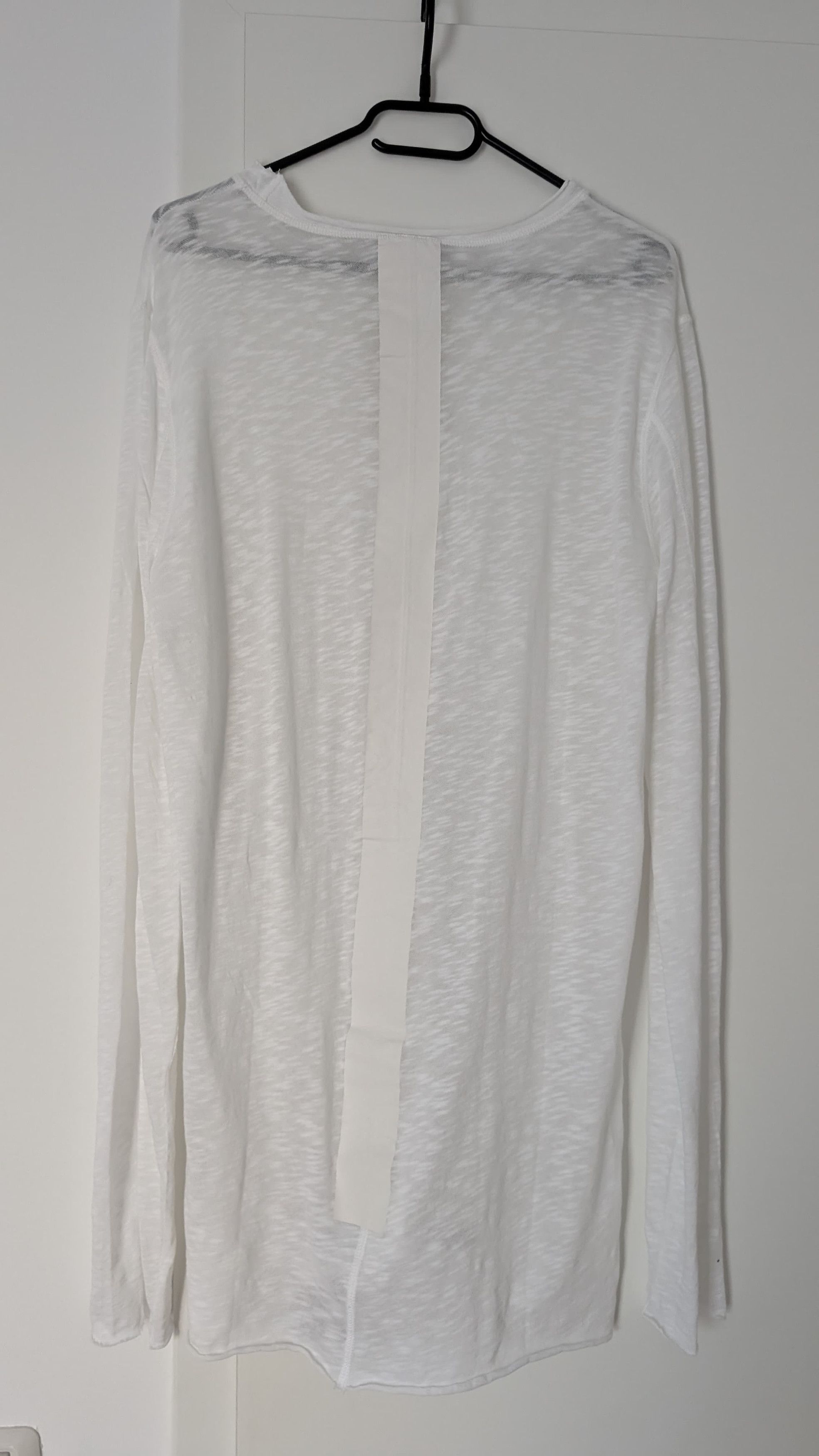 Barbara I Gongini Nordan by Barbara I Gongini White Sheer Long-Sleeve Top Size US M / EU 48-50 / 2 - 5 Thumbnail