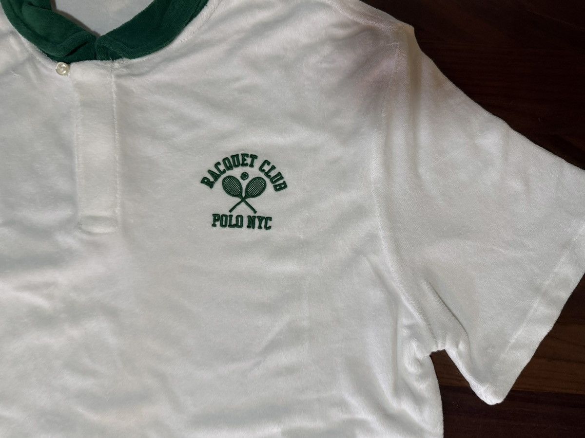 Polo Ralph Lauren Polo Ralph Lauren Standard Fit Terry Tennis Shirt White XL Size US XL / EU 56 / 4 - 6 Thumbnail