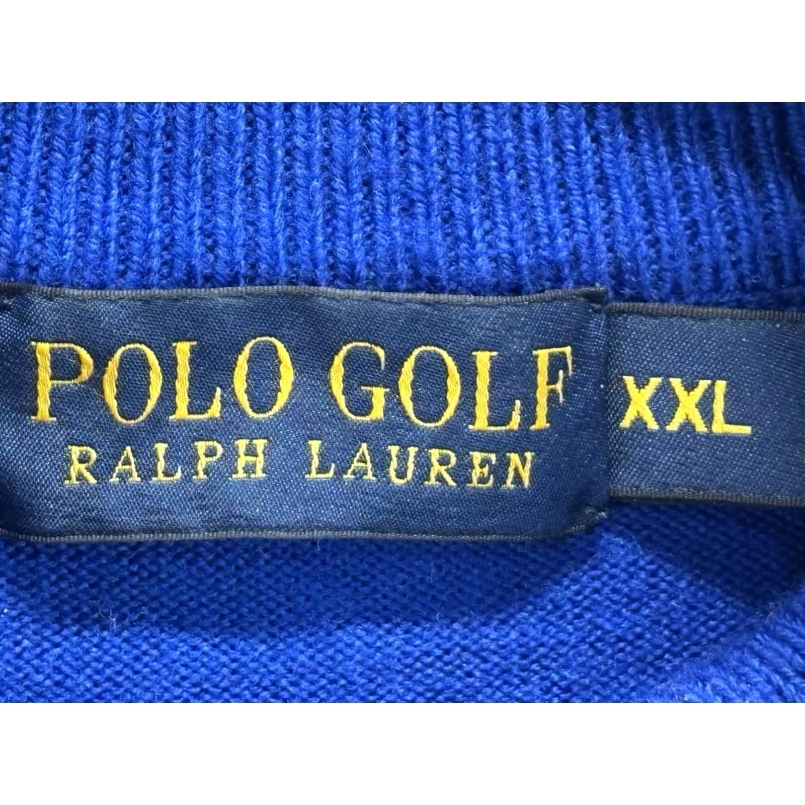 Polo Ralph Lauren Polo Ralph Lauren Polo Golf Mens 2XL Blue Merino Wool Quarter Zip Sweater Jumper Pullover Knit Long Sleeve Size US XXL / EU 58 / 5 - 6 Thumbnail