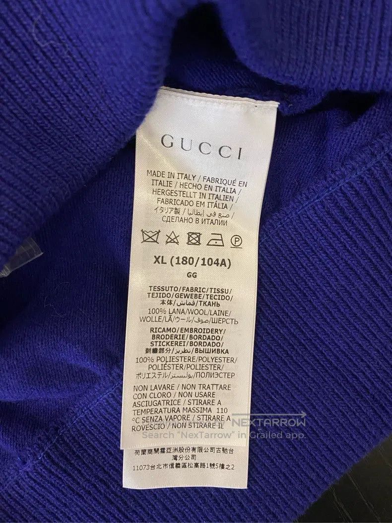 Gucci Gucci Co-branded classic logo knitted hooded sweatshirt Size US XL / EU 56 / 4 - 4 Thumbnail