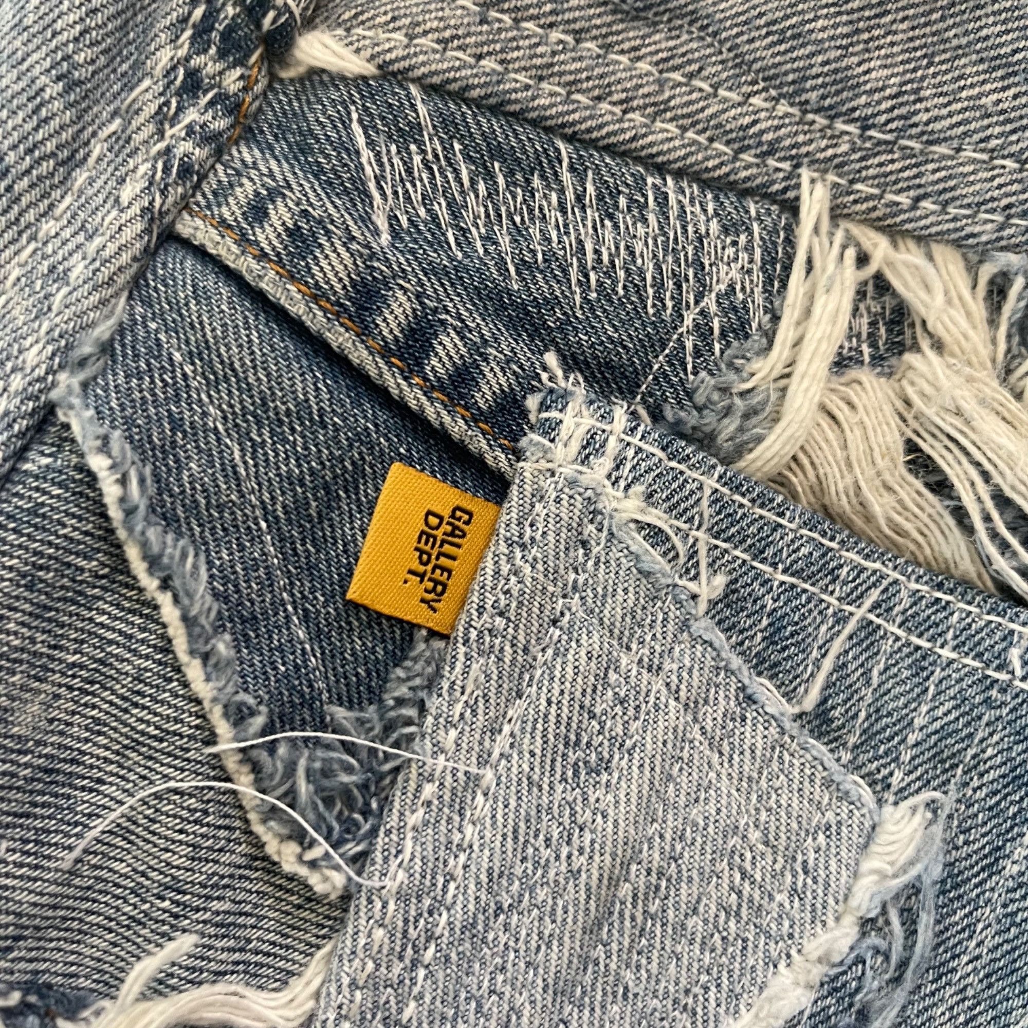 Gallery Dept. NEW GALLERY DEPT. LOGAN RECYCLED DENIM JEANS SZ 32 32x32 Size US 32 / EU 48 - 4 Thumbnail