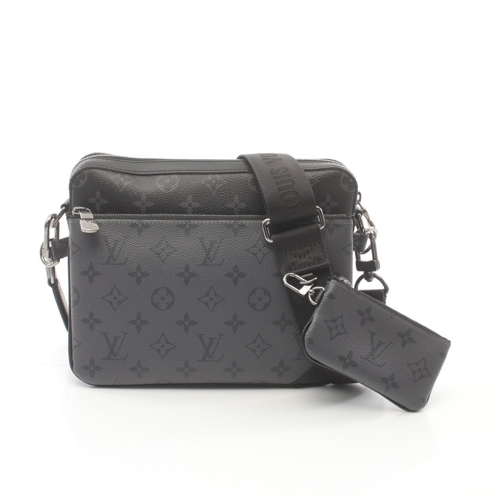 Louis Vuitton Louis Vuitton Trio Messenger Monogram Shoulder Bag Canvas Shoulder Bag M69443 in Black