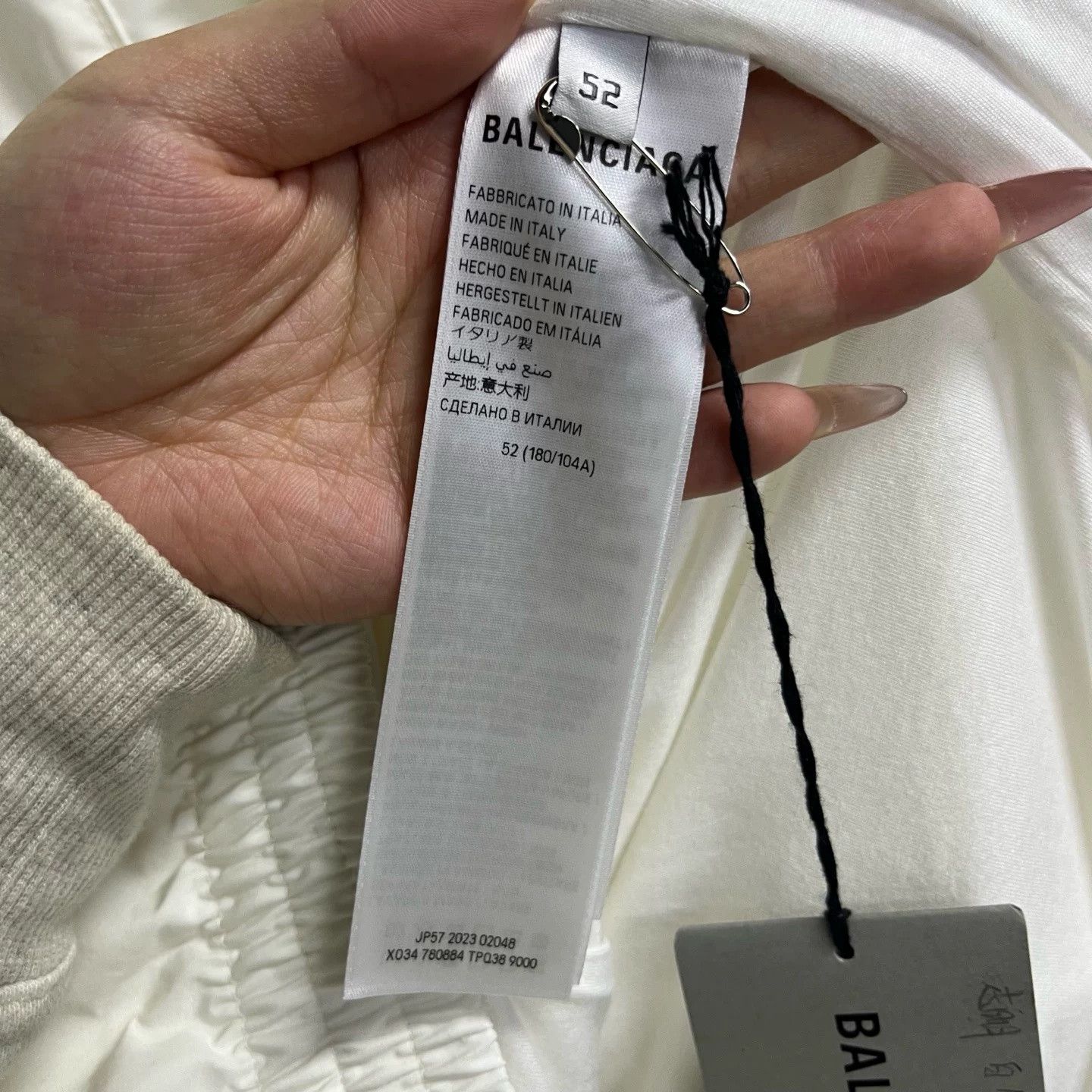 Balenciaga Balenciaga Letter Print Zip Stand Collar Jacket Size US L / EU 52-54 / 3 - 3 Thumbnail