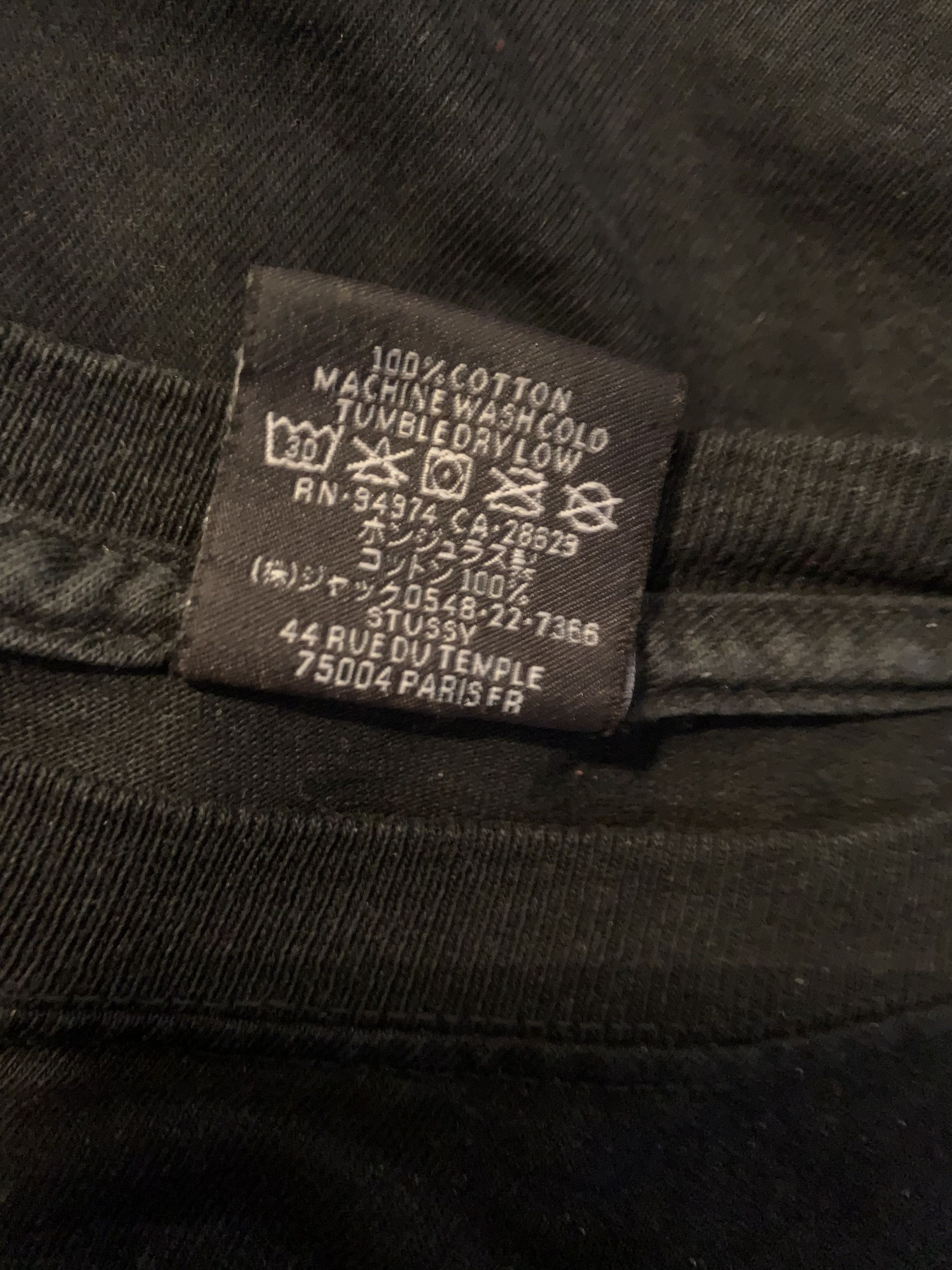 Stussy Stussy Camelot Pigment Dyed Black - Size M Size US M / EU 48-50 / 2 - 6 Thumbnail