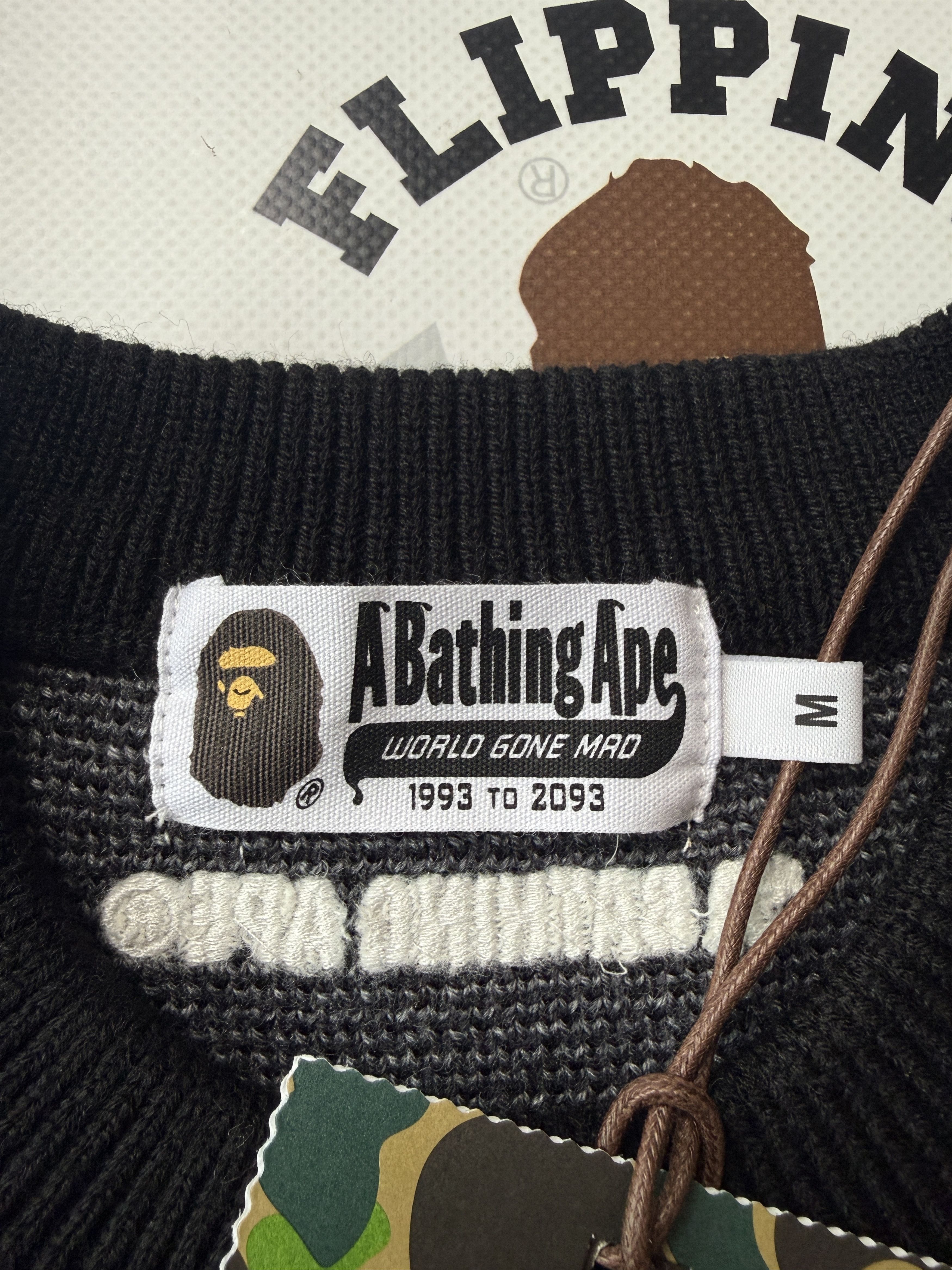 Bape BAPE MEGA ABC CAMO KNIT CREWNECK SWEATSHIRT Size US M / EU 48-50 / 2 - 8 Thumbnail