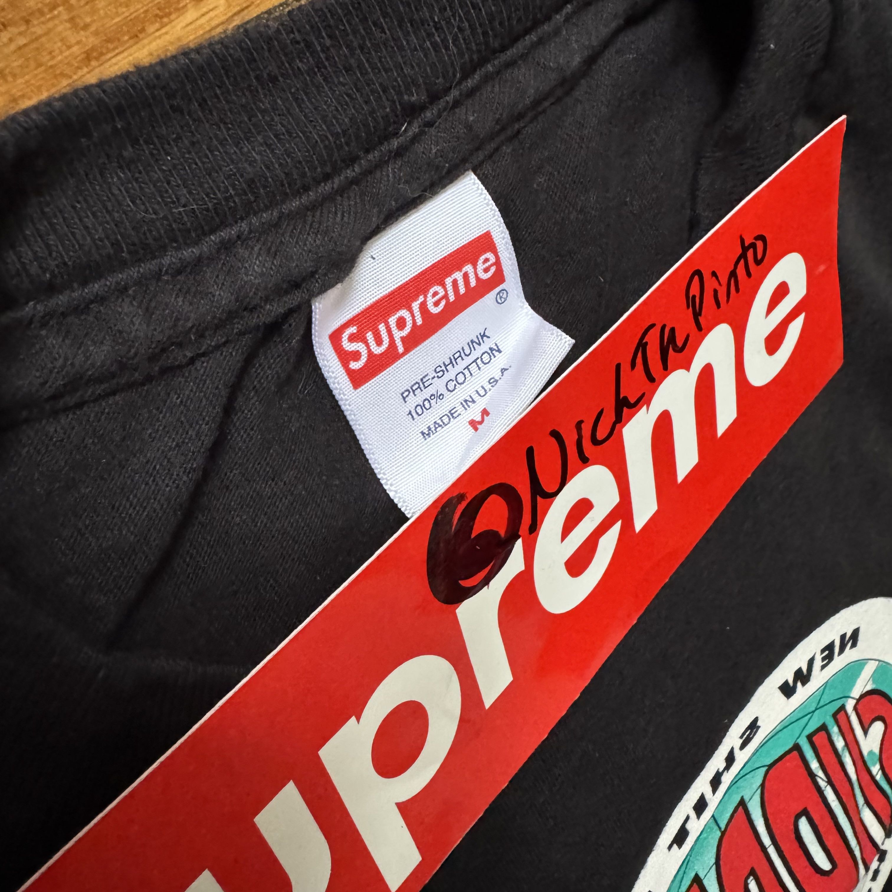 Supreme New Shit Tee Size US M / EU 48-50 / 2 - 6 Thumbnail