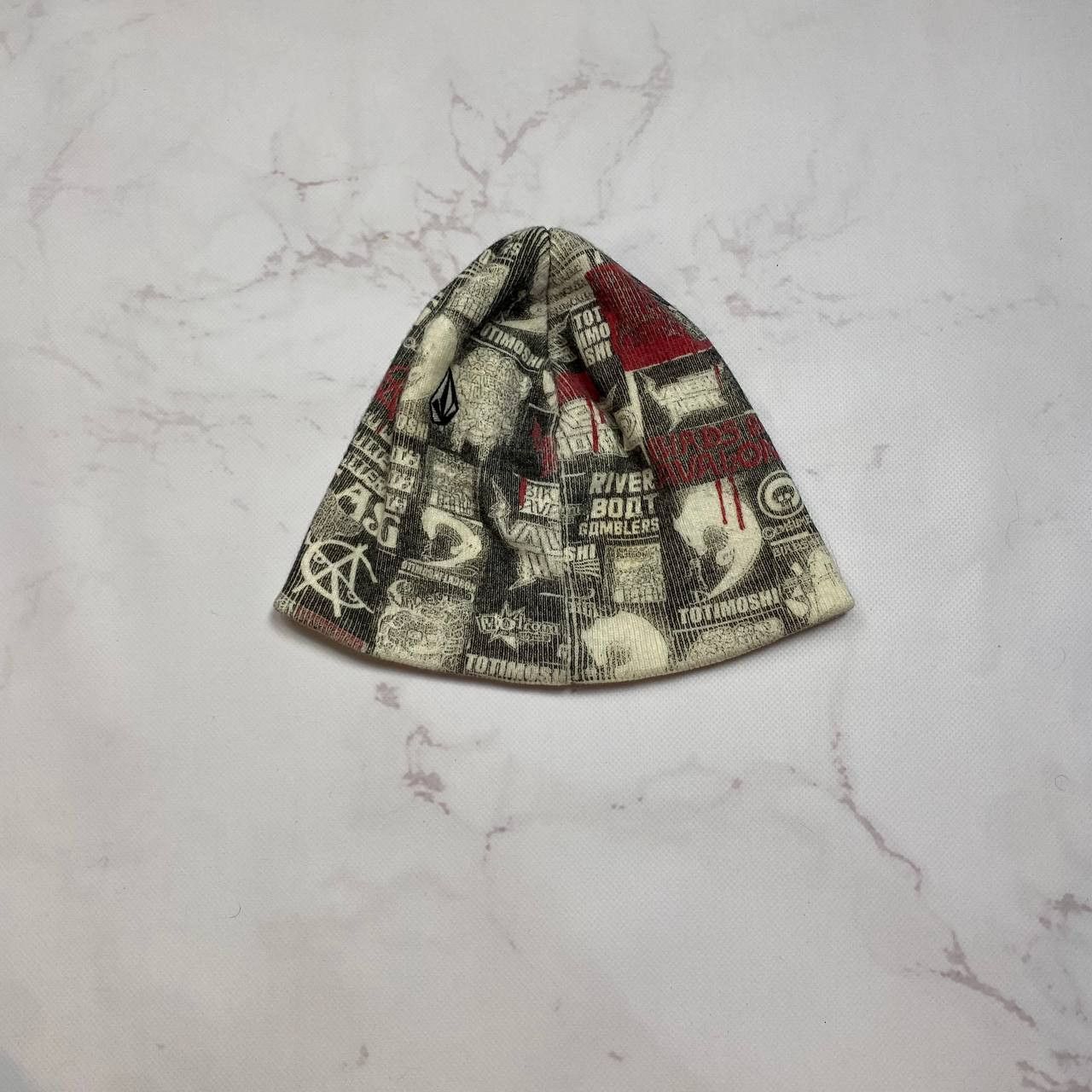 Volcom Volcom Vintage Y2K Hat White Skate Abstraction Anarchy Size ONE SIZE - 1 Thumbnail