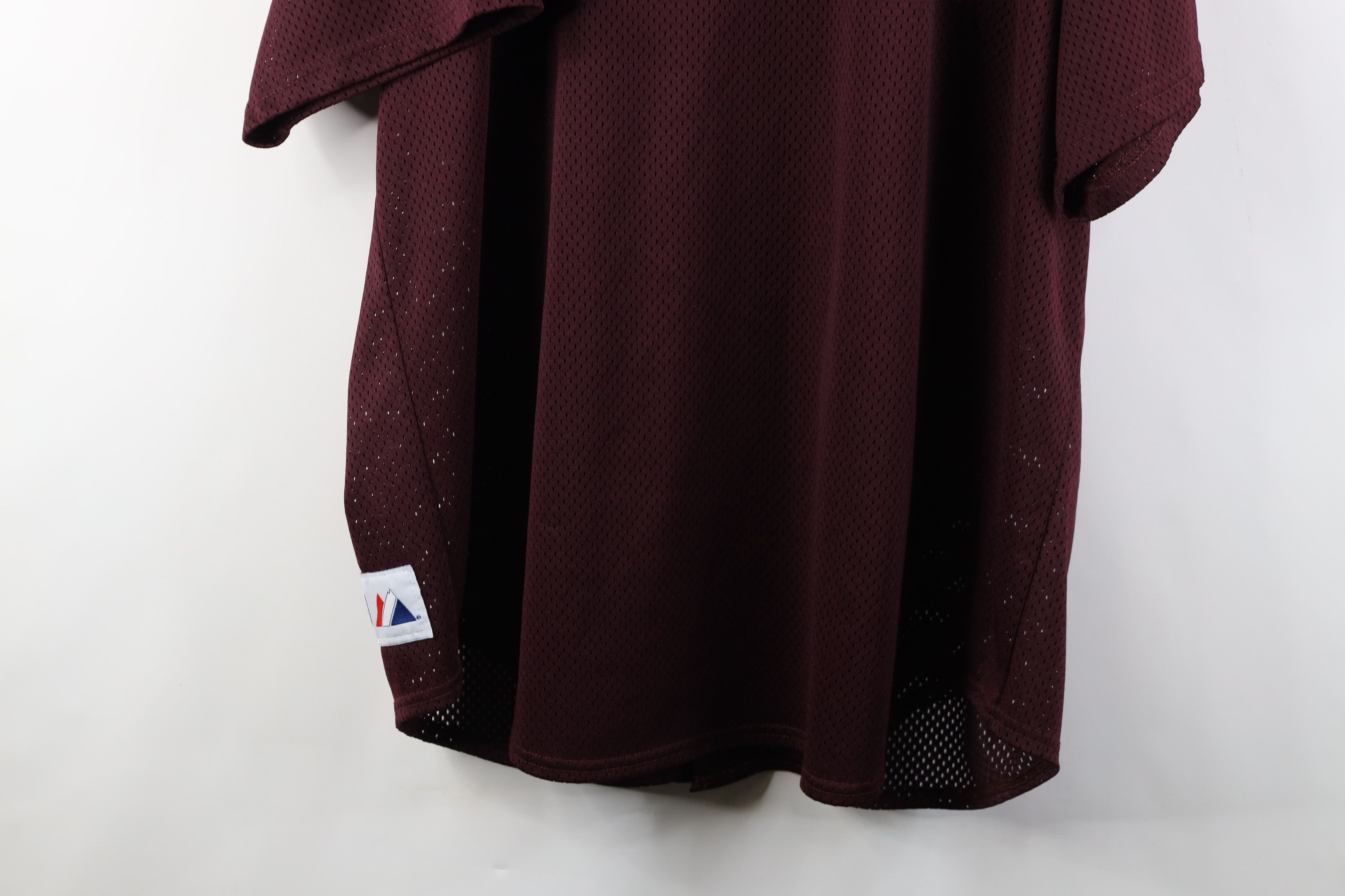 Majestic Vintage 90s Majestic Lower Rider Baseball Jersey Maroon USA Size US XXL / EU 58 / 5 - 12 Thumbnail