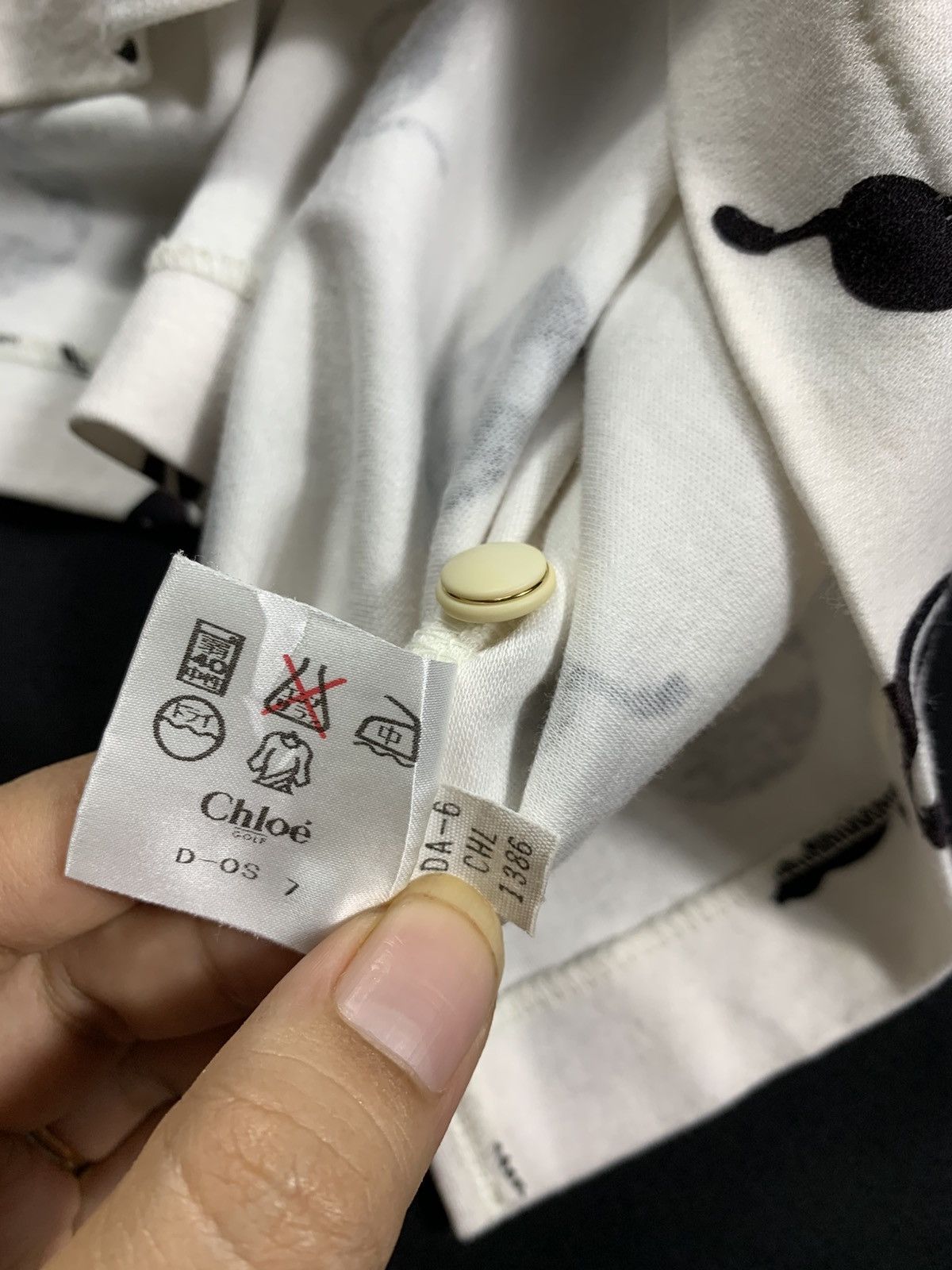 Chloe × Designer Chloe Cat Full prnit Longslevee tshirt logo Size US M / EU 48-50 / 2 - 5 Thumbnail