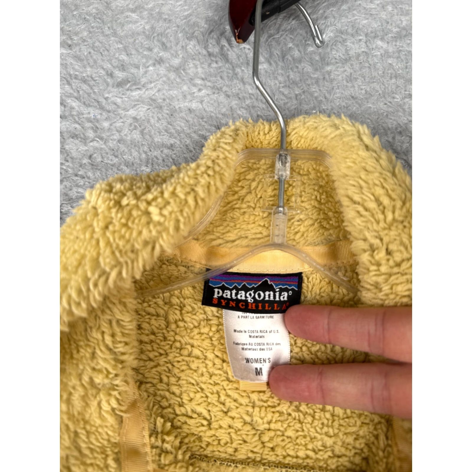 Patagonia Patagonia Jacket Womens Medium Yellow Synchilla Windzone Jacket Polyester Fleece Size M / US 6-8 / IT 42-44 - 6 Thumbnail