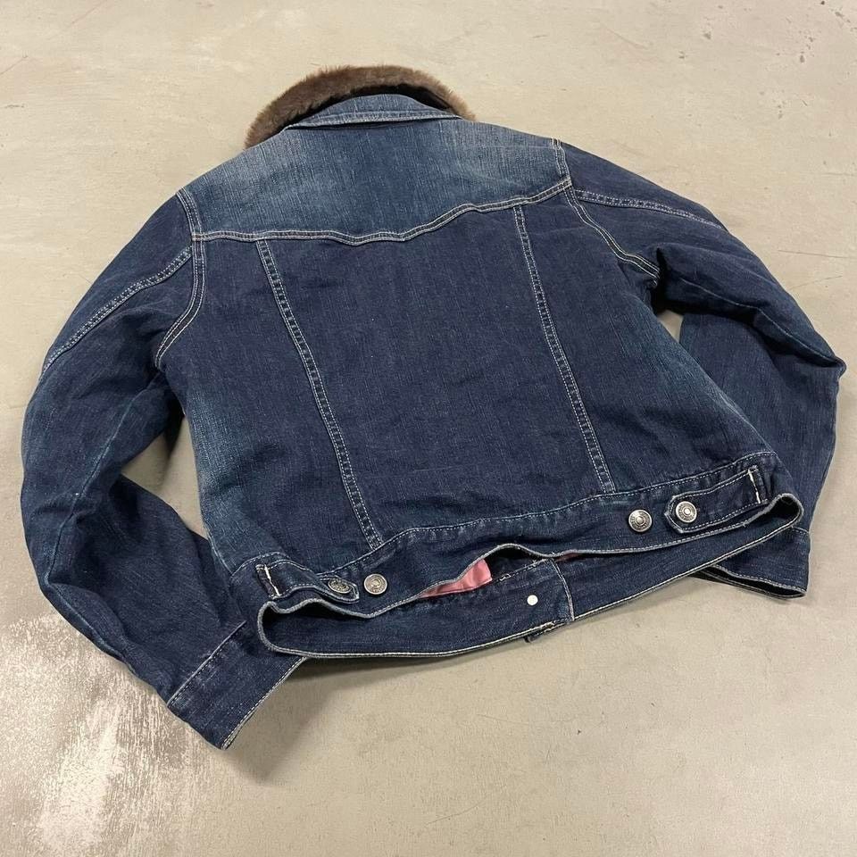 Gap × Vintage vintage fur collar gap denim Jacket Size US S / EU 44-46 / 1 - 2 Thumbnail