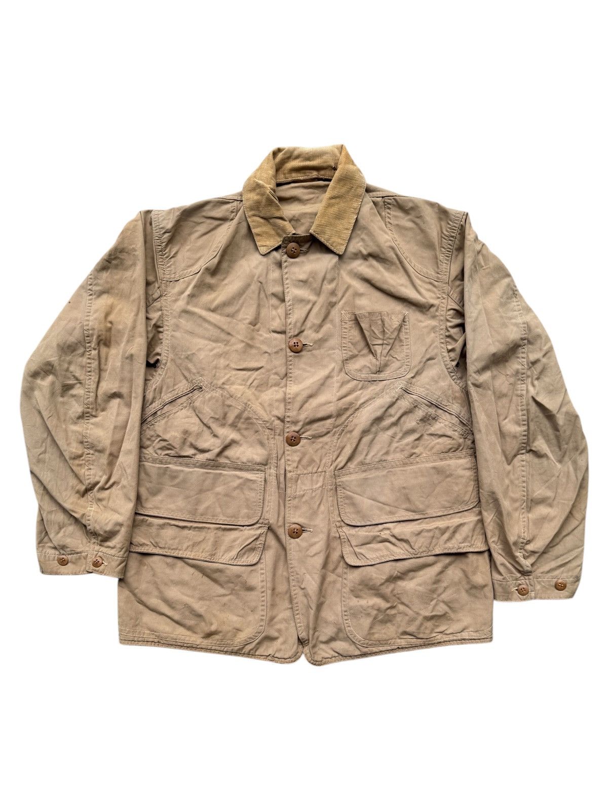 VERY RARE VINTAGE JACKET HUNTING OUTDOOR RED HEAD FISHUNTEX