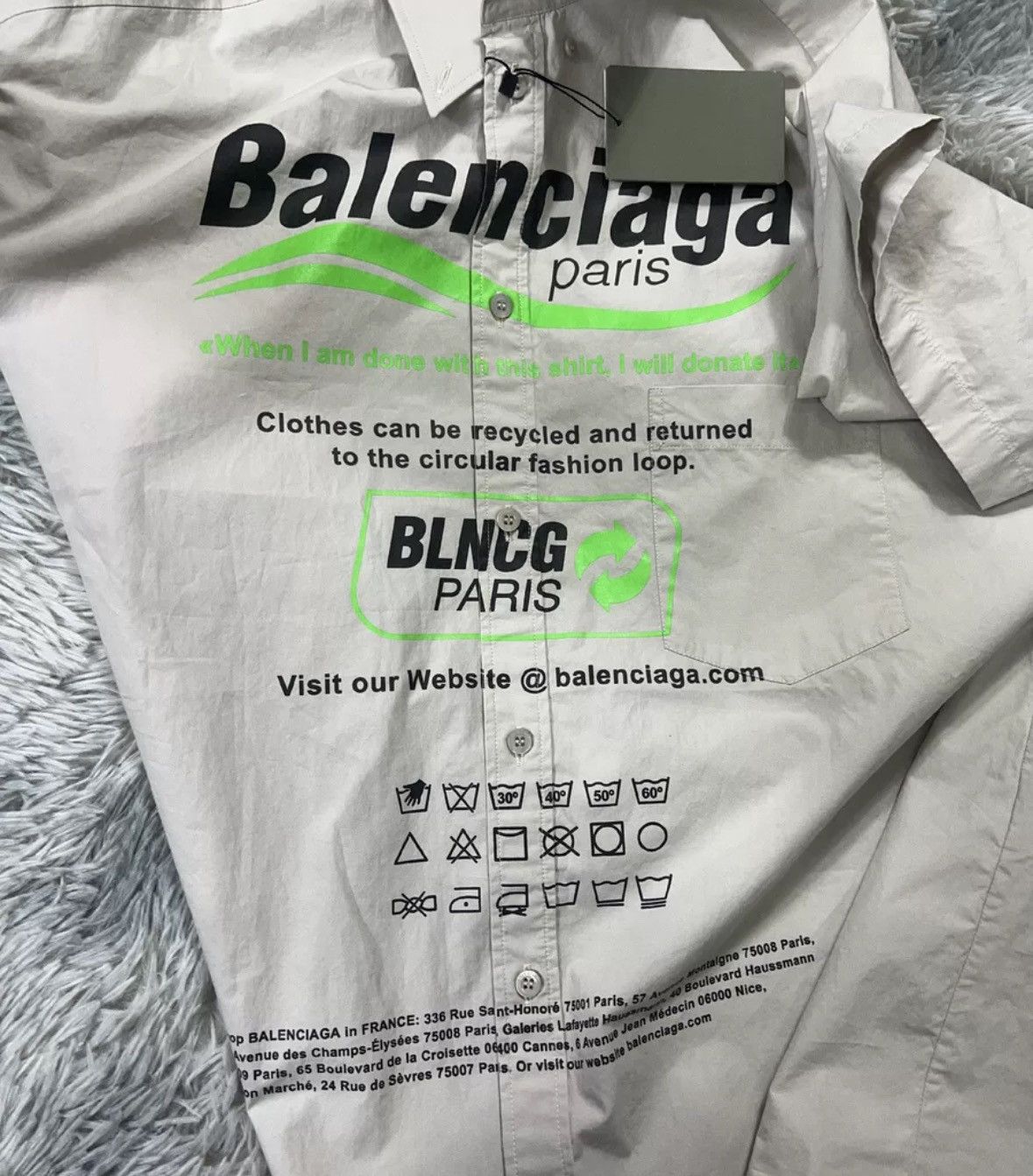 Balenciaga balenciaga shirt 2410-Nextarrow Size US XS / EU 42 / 0 - 4 Thumbnail