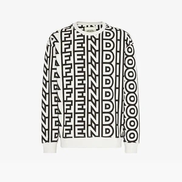 Fendi o1loc1c0824 Pullover in Black/White Size XS / US 0-2 / IT 36-38 - 1 Thumbnail