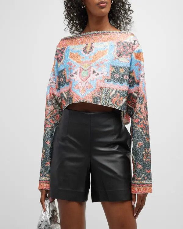 Balmain o1y0625 Long Sleeve T-Shirt in Multicolor Size XS / US 0-2 / IT 36-38 - 1 Preview