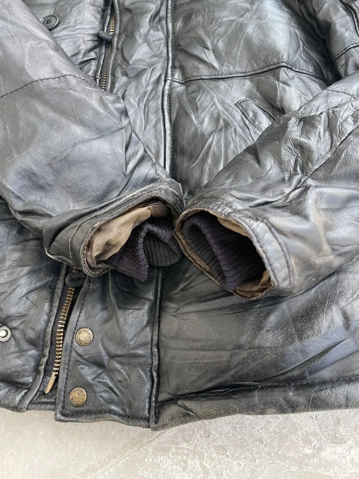 Avirex VTG Avirex LTD Leather Snorkel Parka N-3B Flight Jacket Size US M / EU 48-50 / 2 - 6 Thumbnail