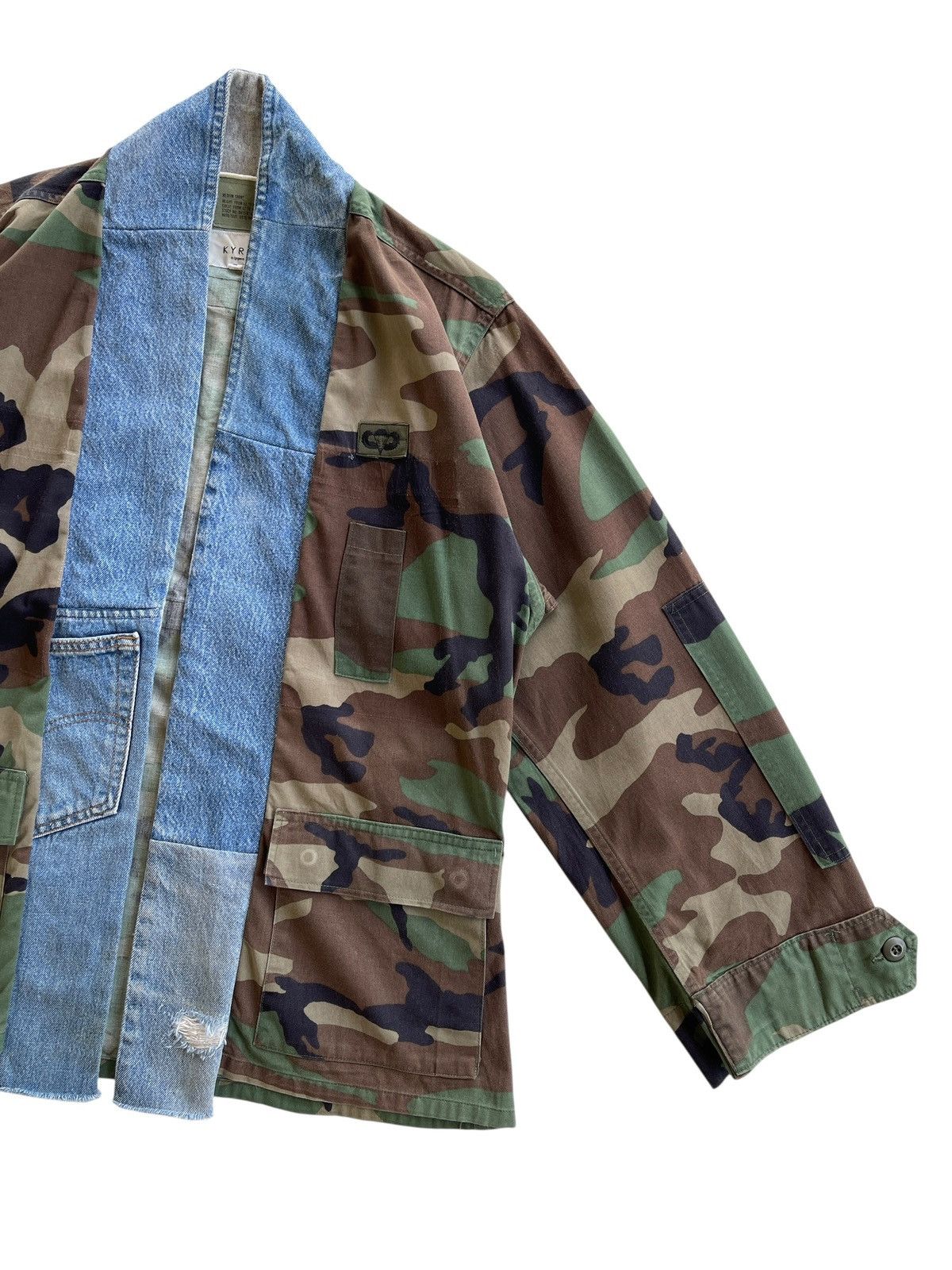 Vintage KYRA Camouflage Remake Visvim Style Kimono Jacket Size US M / EU 48-50 / 2 - 5 Thumbnail