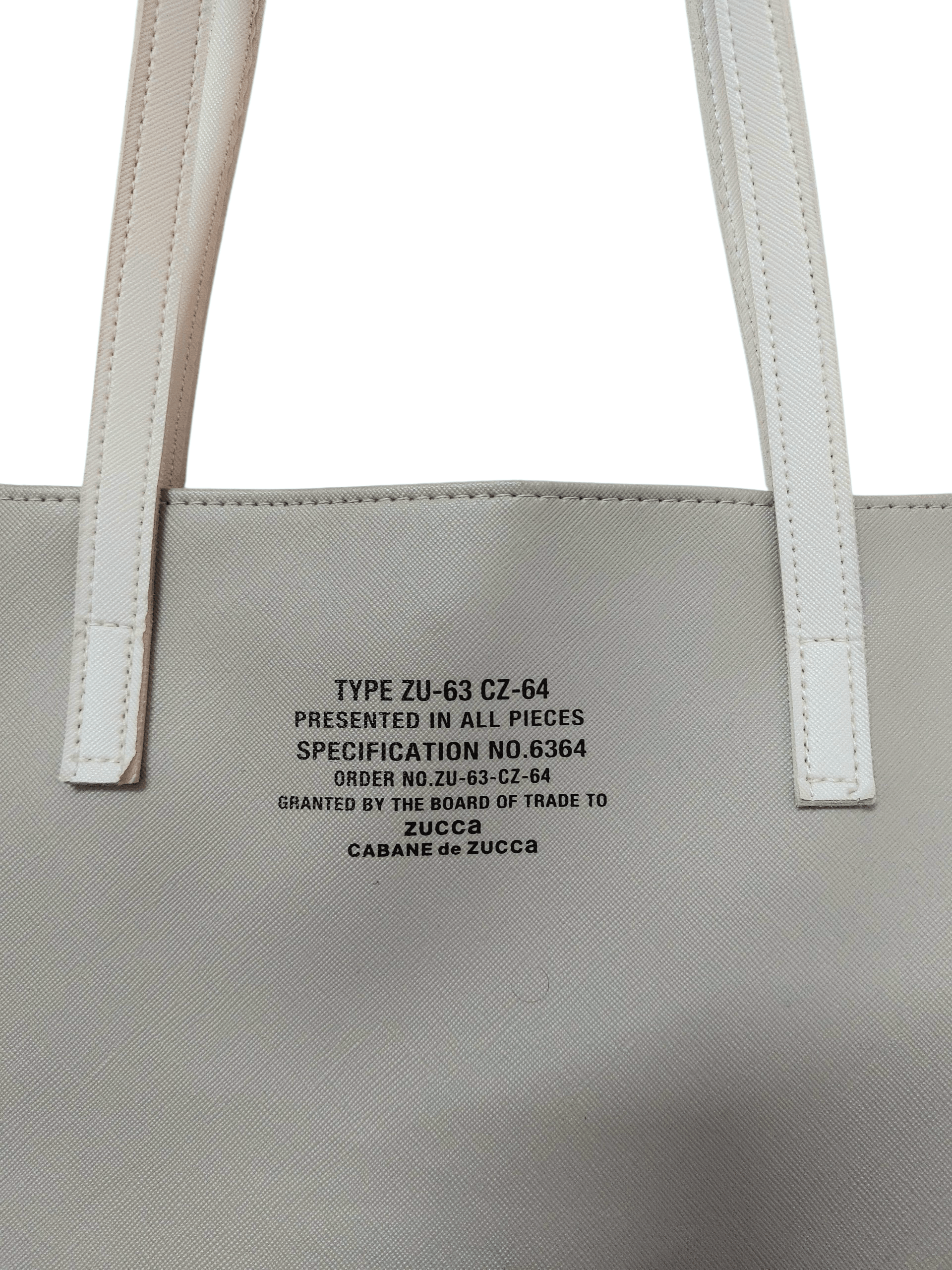CABANE de ZUCCa Cabane De Zucca Classic Structured Faux-Leather Tote Bag Size ONE SIZE - 3 Thumbnail