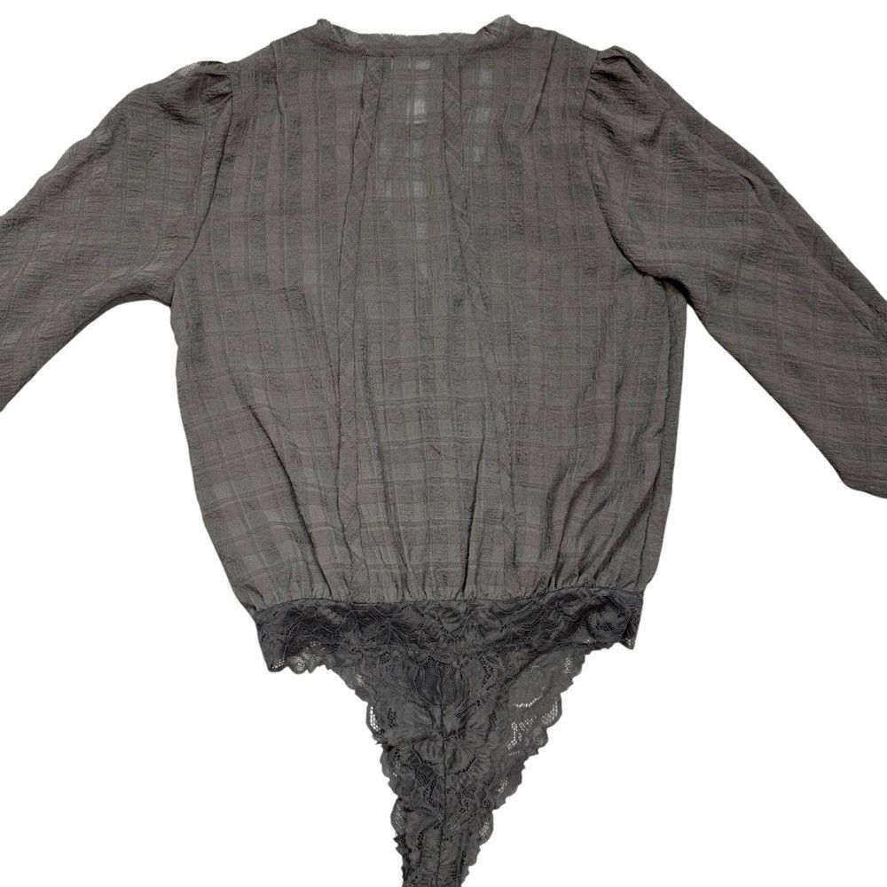 Free People NWT New Free People Everything's Rosy Long Sleeve Grey Body Size XS / US 0-2 / IT 36-38 - 6 Thumbnail