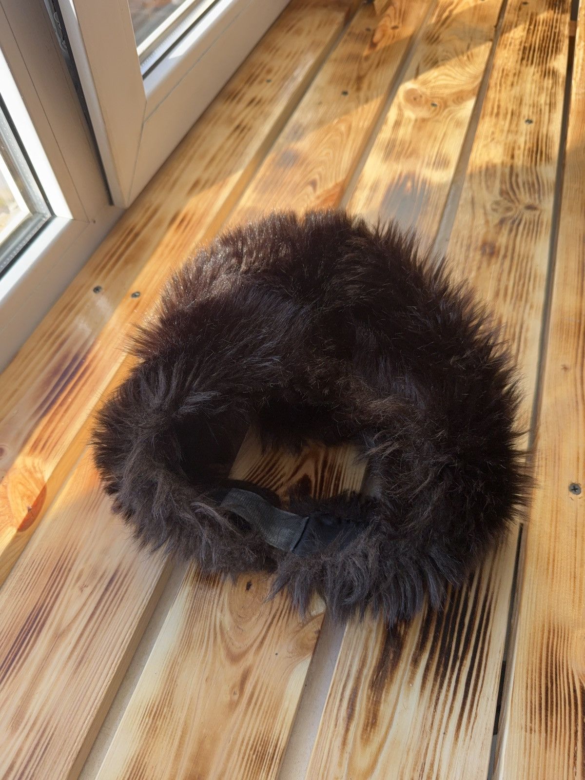 Le Grande Bleu (L.G.B.) Vntg LGB Japanese 90s Marodil Fur Ushanka Hood Trapper hat Size ONE SIZE - 5 Thumbnail
